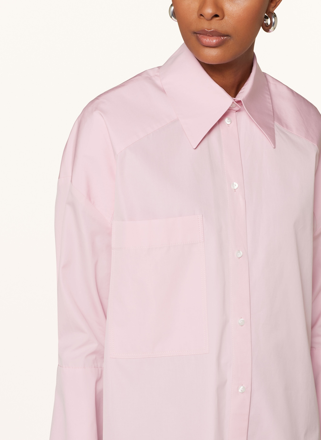 EVA MANN Oversized-Bluse, Farbe: ROSA (Bild 4)