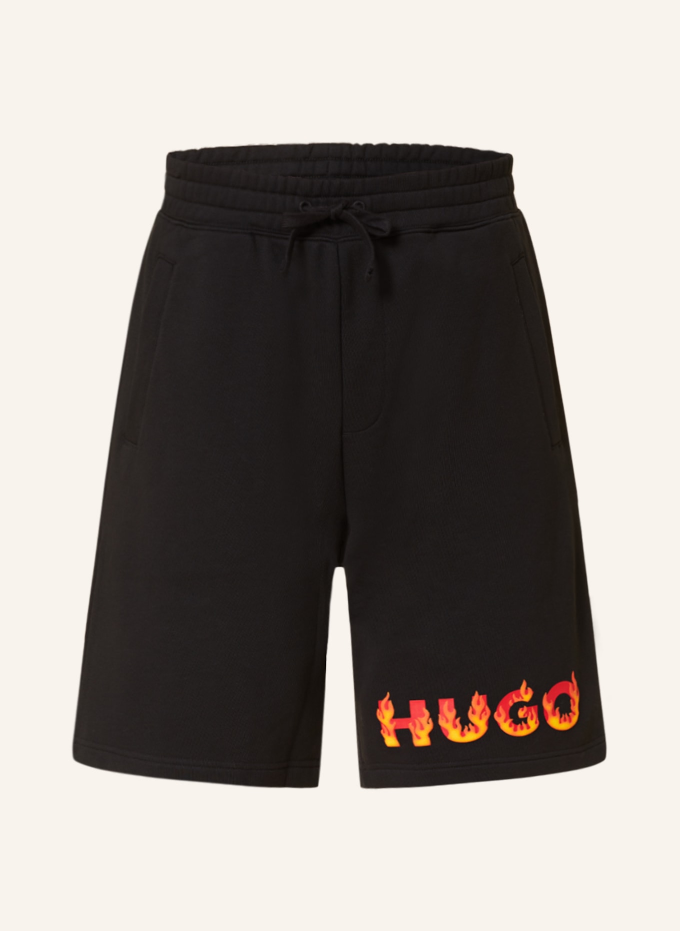 HUGO Sweat shorts DINQUE, Color: BLACK (Image 1)