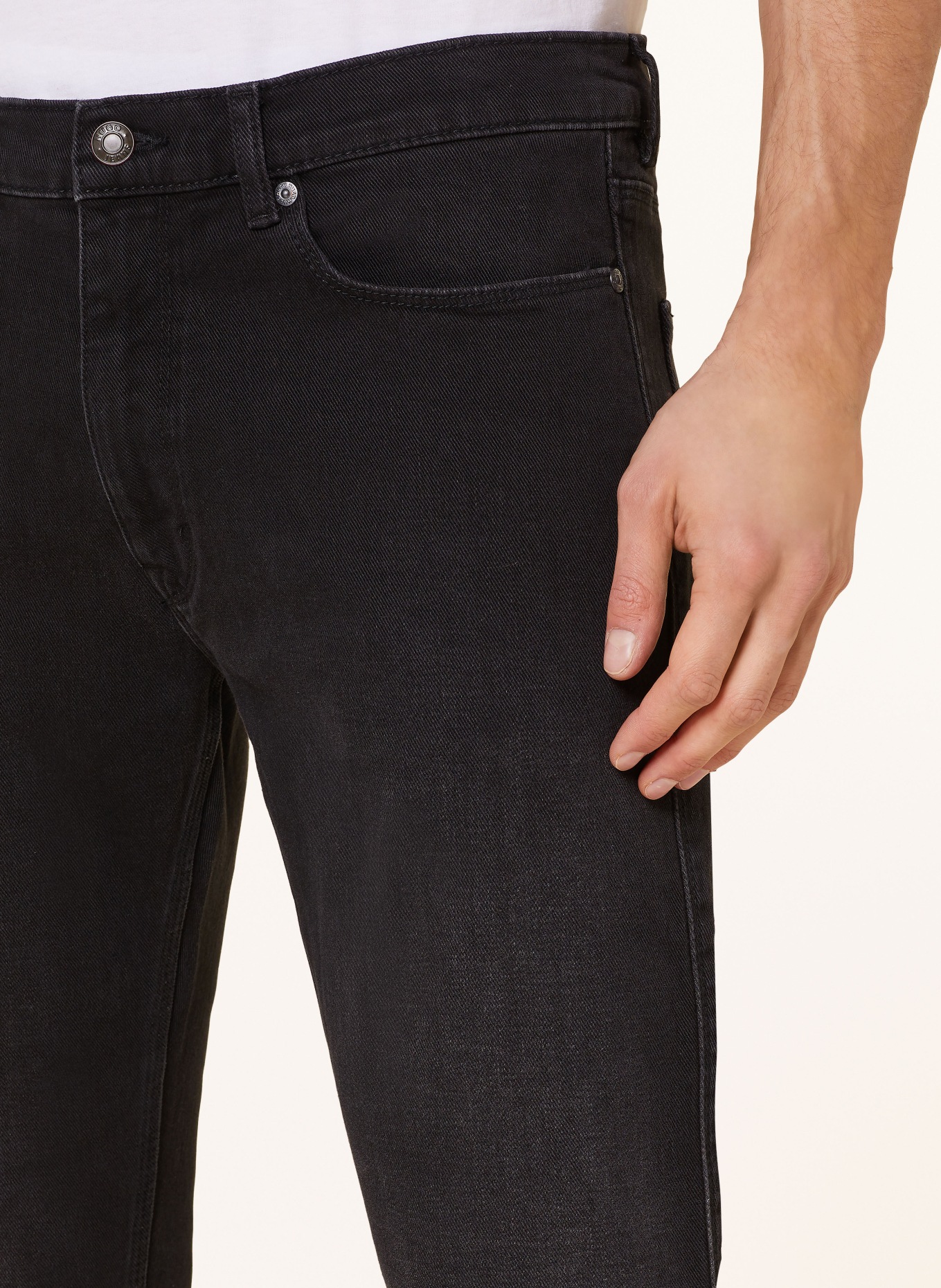 HUGO Jeans HUGO 734 Extra Slim Fit, Farbe: 010 CHARCOAL (Bild 5)