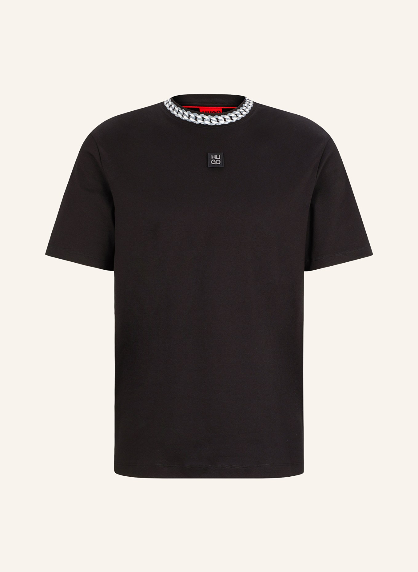 HUGO T-shirt DETERNAL, Kolor: CZARNY (Obrazek 1)