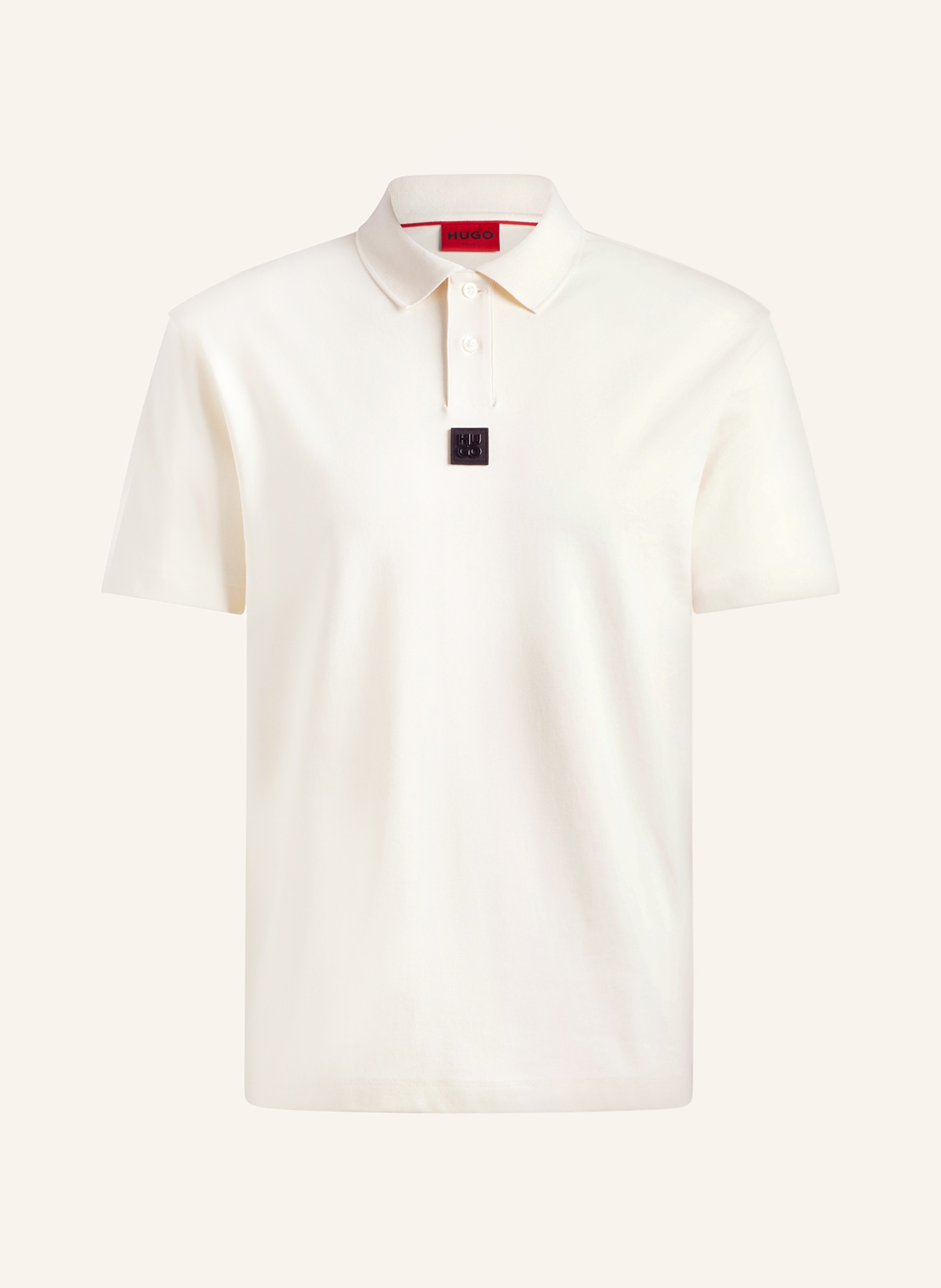 HUGO Jersey polo shirt DEABONO regular fit, Color: ECRU (Image 1)