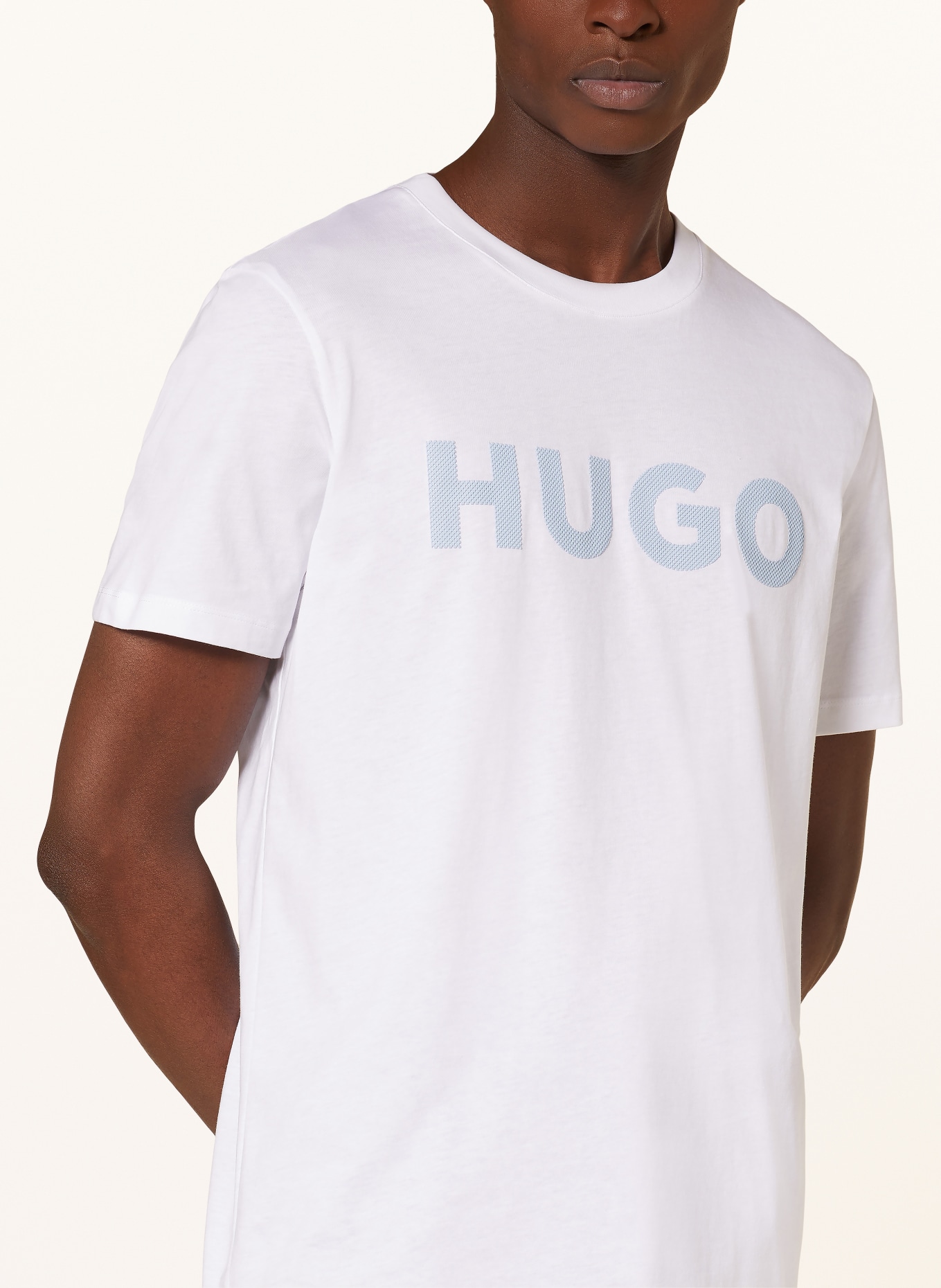 HUGO T-shirt DULIVIO, Kolor: BIAŁY (Obrazek 4)
