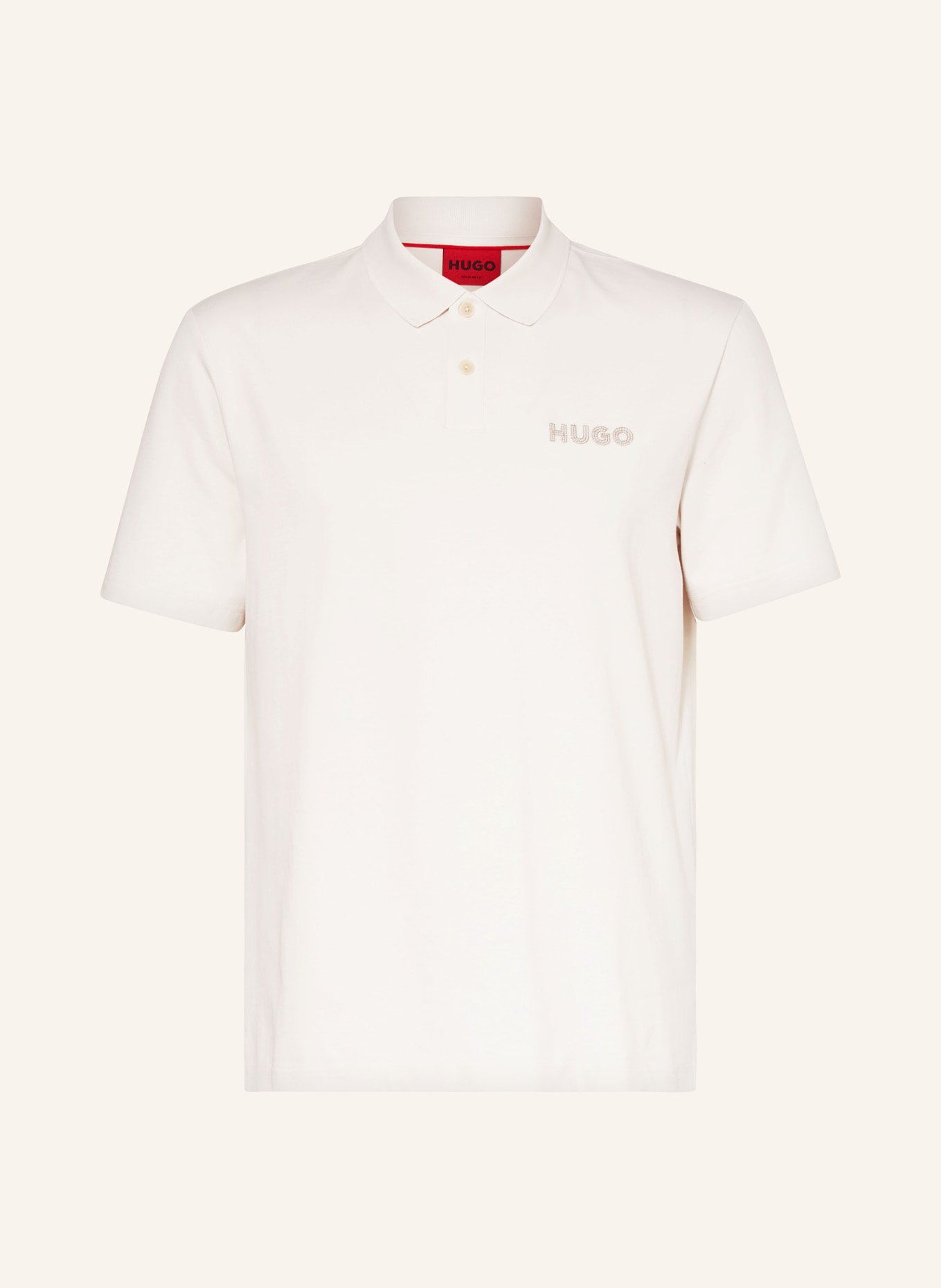 HUGO Jersey-Poloshirt DROCHOLO, Farbe: ECRU (Bild 1)