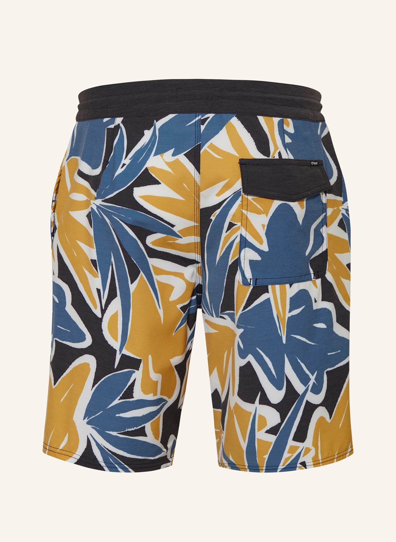 O'NEILL Swim Shorts O'RIGINALS PRINT 18" CRUZERS, Color: DARK GRAY/ DARK YELLOW/ BLUE (Image 2)