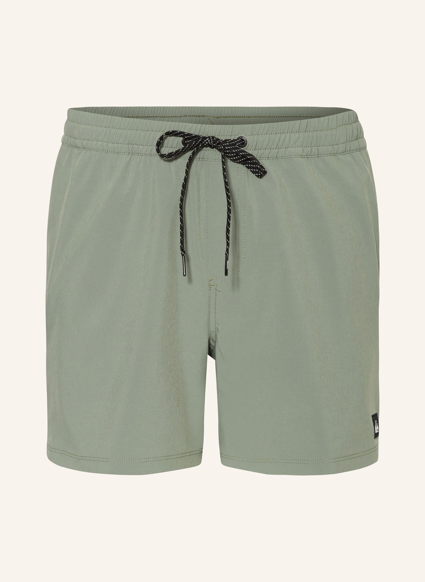 QUIKSILVER Swim shorts SURFSILK SOLID VOLLEY 16", Color: OLIVE (Image 1)