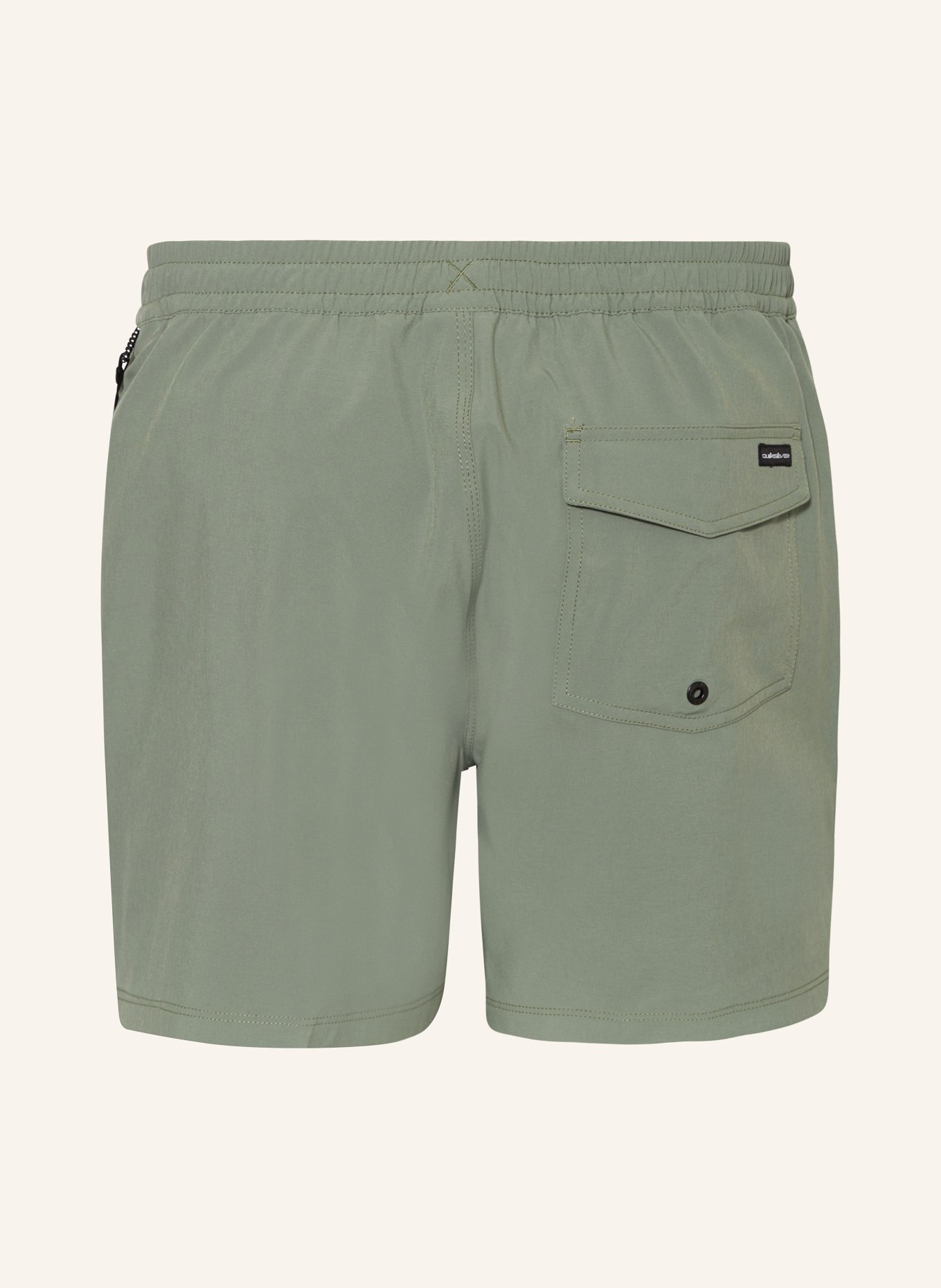 QUIKSILVER Swim shorts SURFSILK SOLID VOLLEY 16", Color: OLIVE (Image 2)