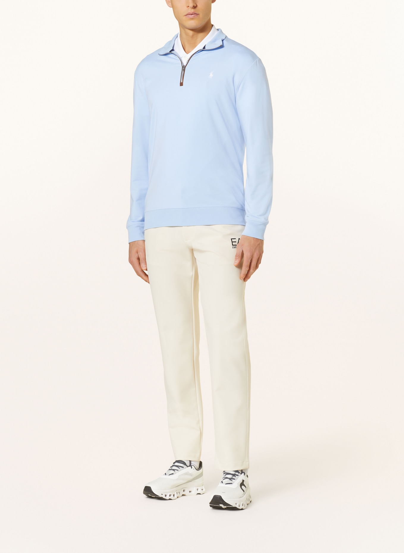 POLO GOLF RALPH LAUREN Sweat-Troyer, Farbe: HELLBLAU (Bild 2)