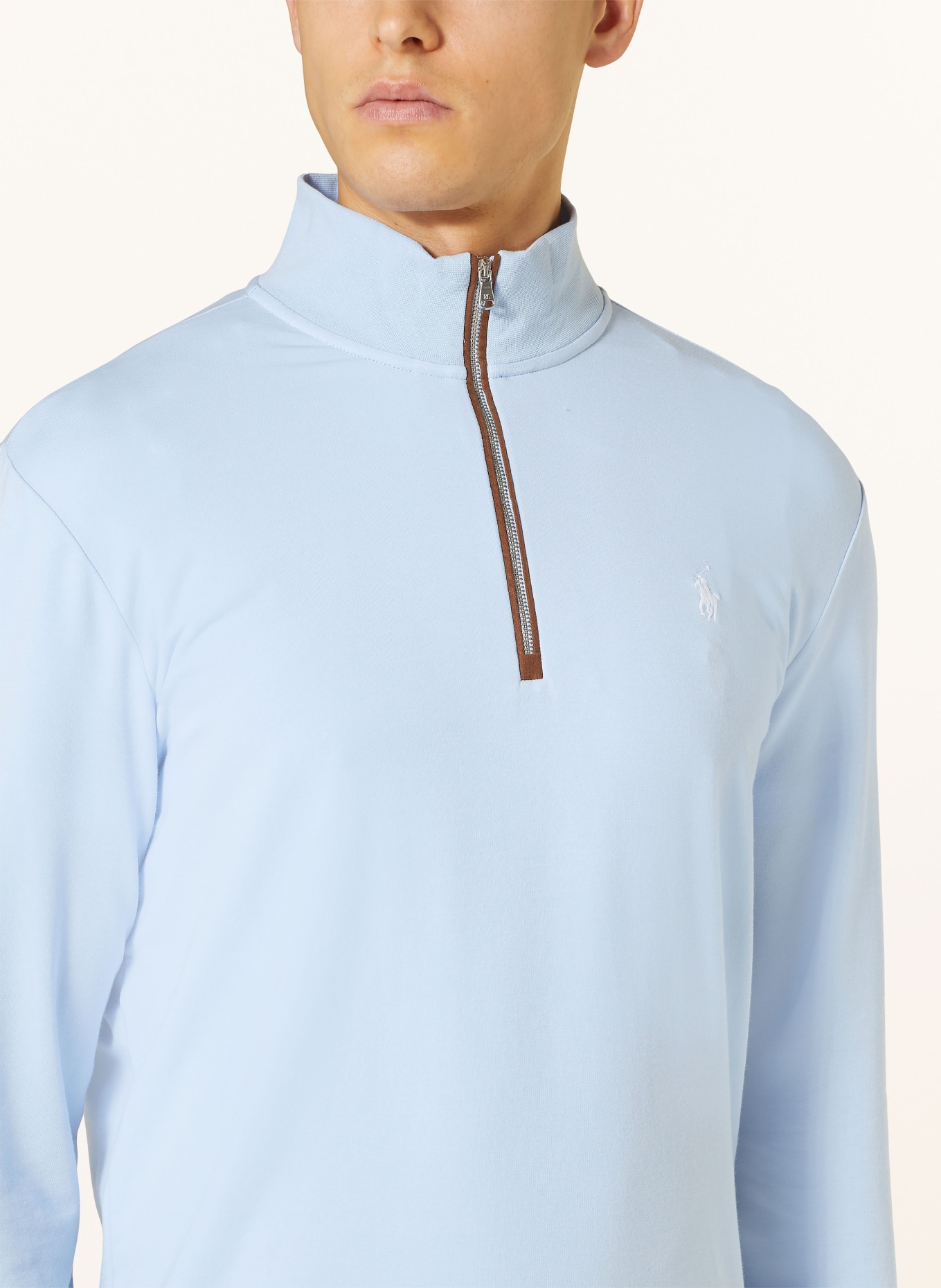 POLO GOLF RALPH LAUREN Sweat-Troyer, Farbe: HELLBLAU (Bild 4)