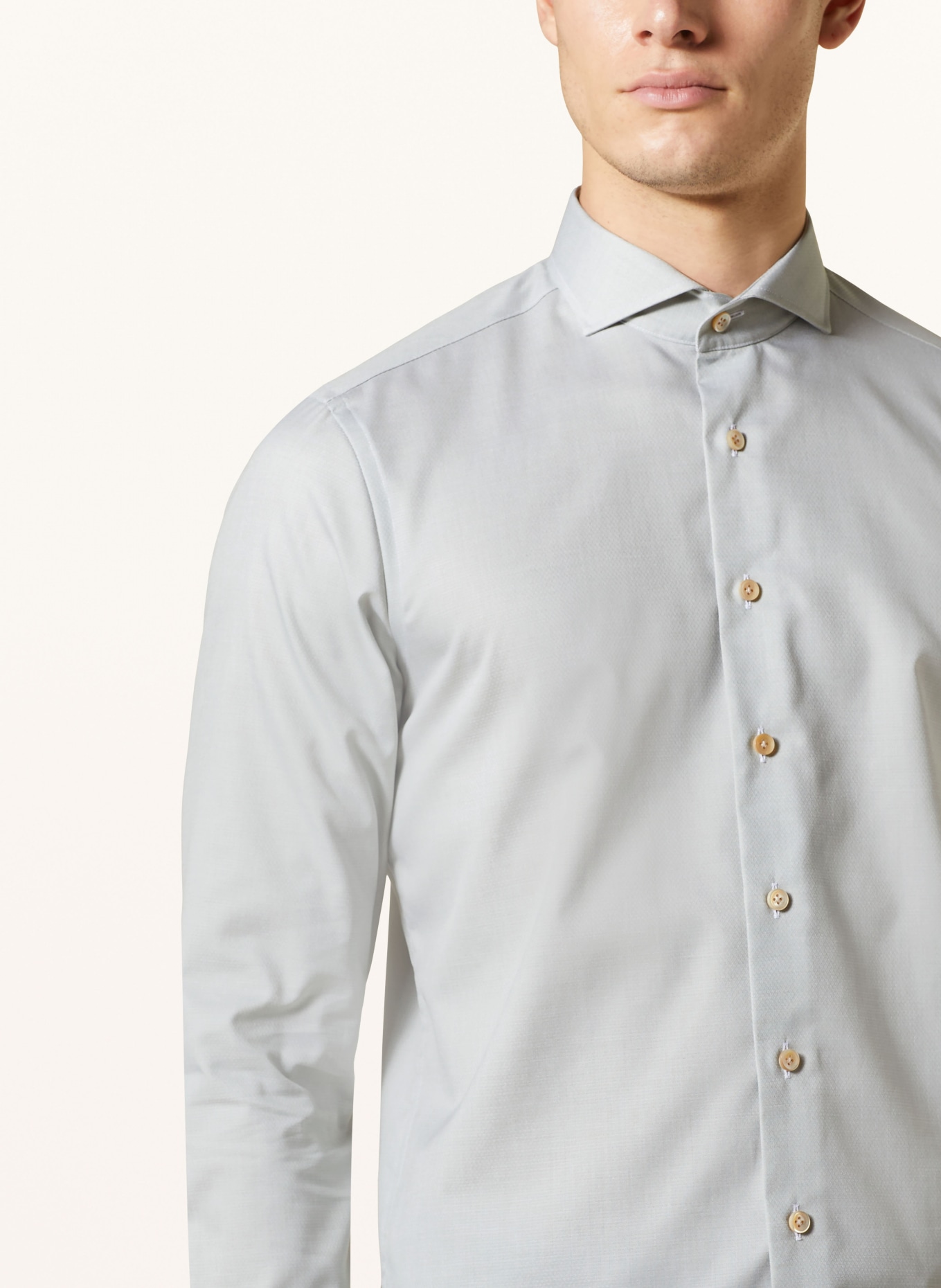 OLYMP SIGNATURE Košile Tailored Fit, Barva: SVĚTLE ZELENÁ (Obrázek 4)