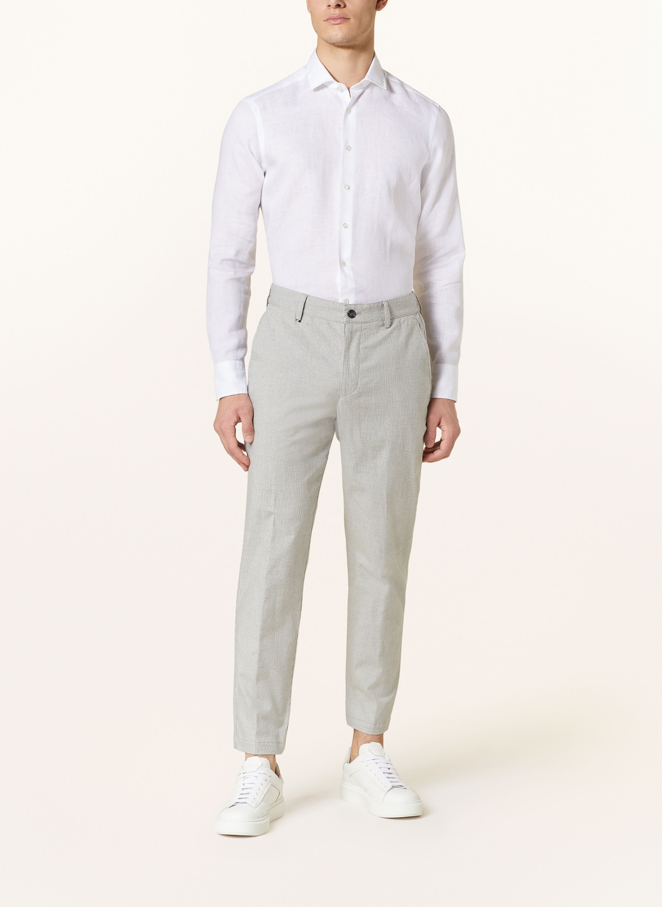 OLYMP SIGNATURE Leinenhemd Tailored Fit, Farbe: WEISS (Bild 2)