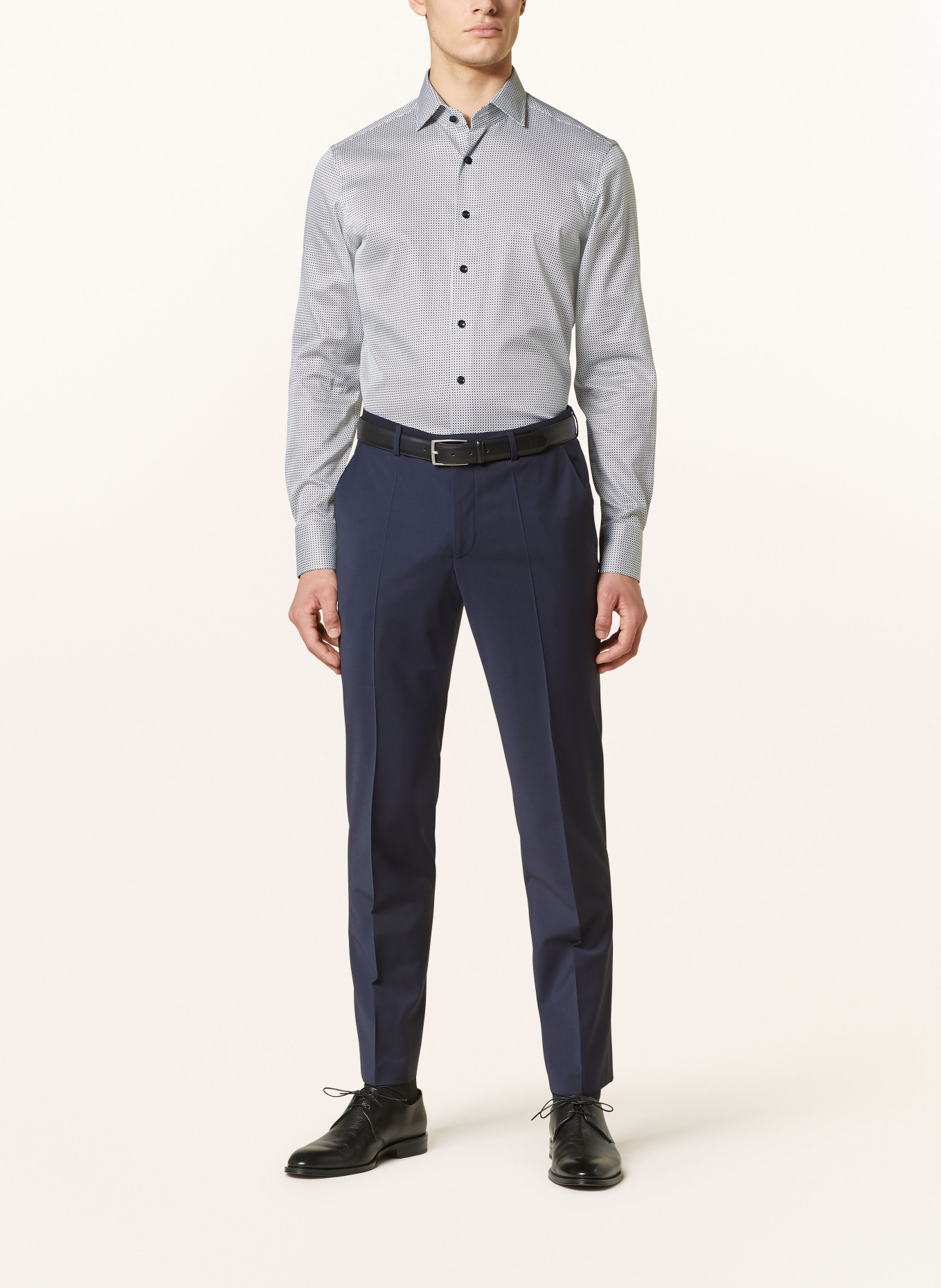 OLYMP SIGNATURE Hemd tailored fit, Farbe: OLIV/ PETROL/ WEISS (Bild 2)