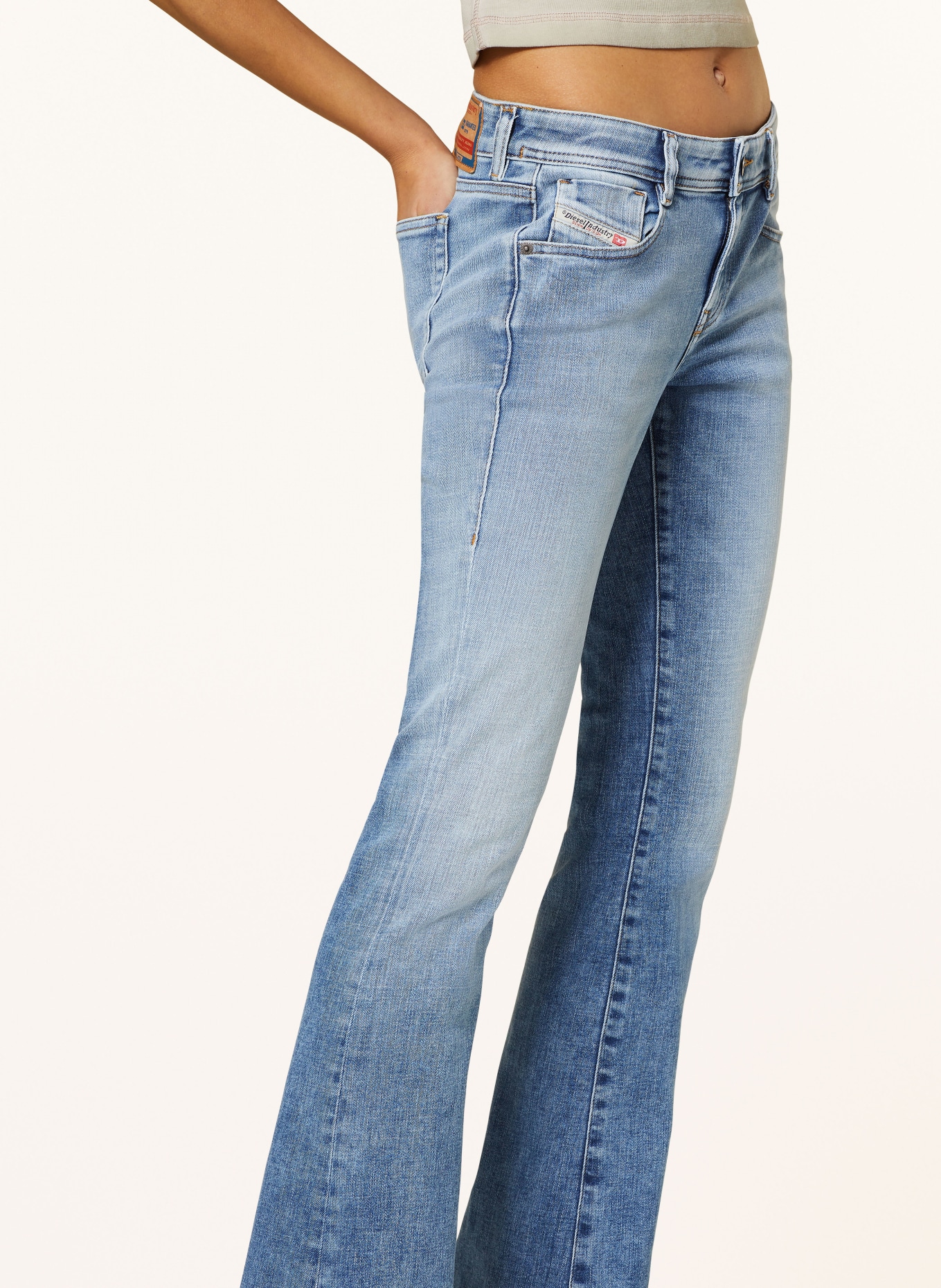 DIESEL Bootcut Jeans 1969 D-EBBEY, Farbe: 01 (Bild 5)