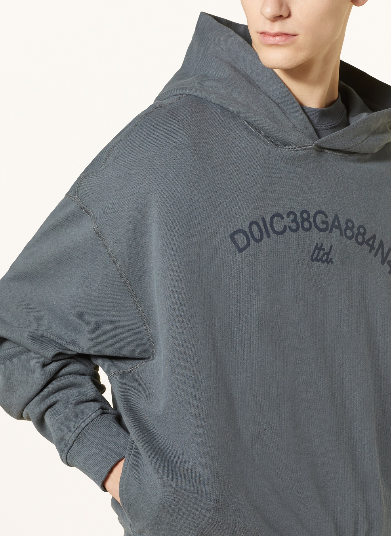 DOLCE & GABBANA Hoodie, Color: GRAY (Image 5)