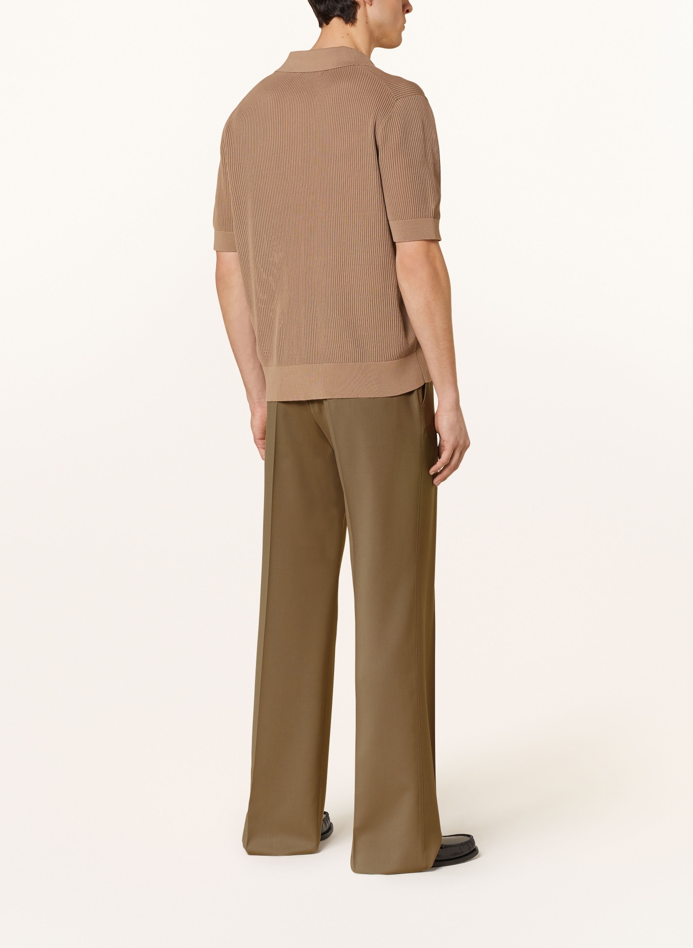 DOLCE & GABBANA Spodnie regular fit, Kolor: JASNOBRĄZOWY (Obrazek 3)
