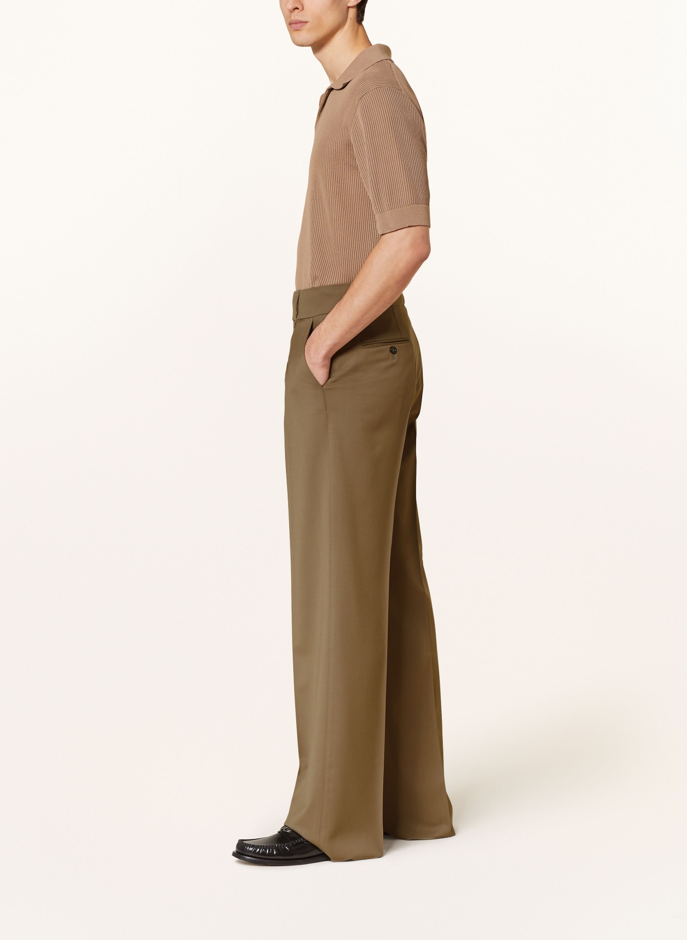DOLCE & GABBANA Trousers regular fit, Color: LIGHT BROWN (Image 4)