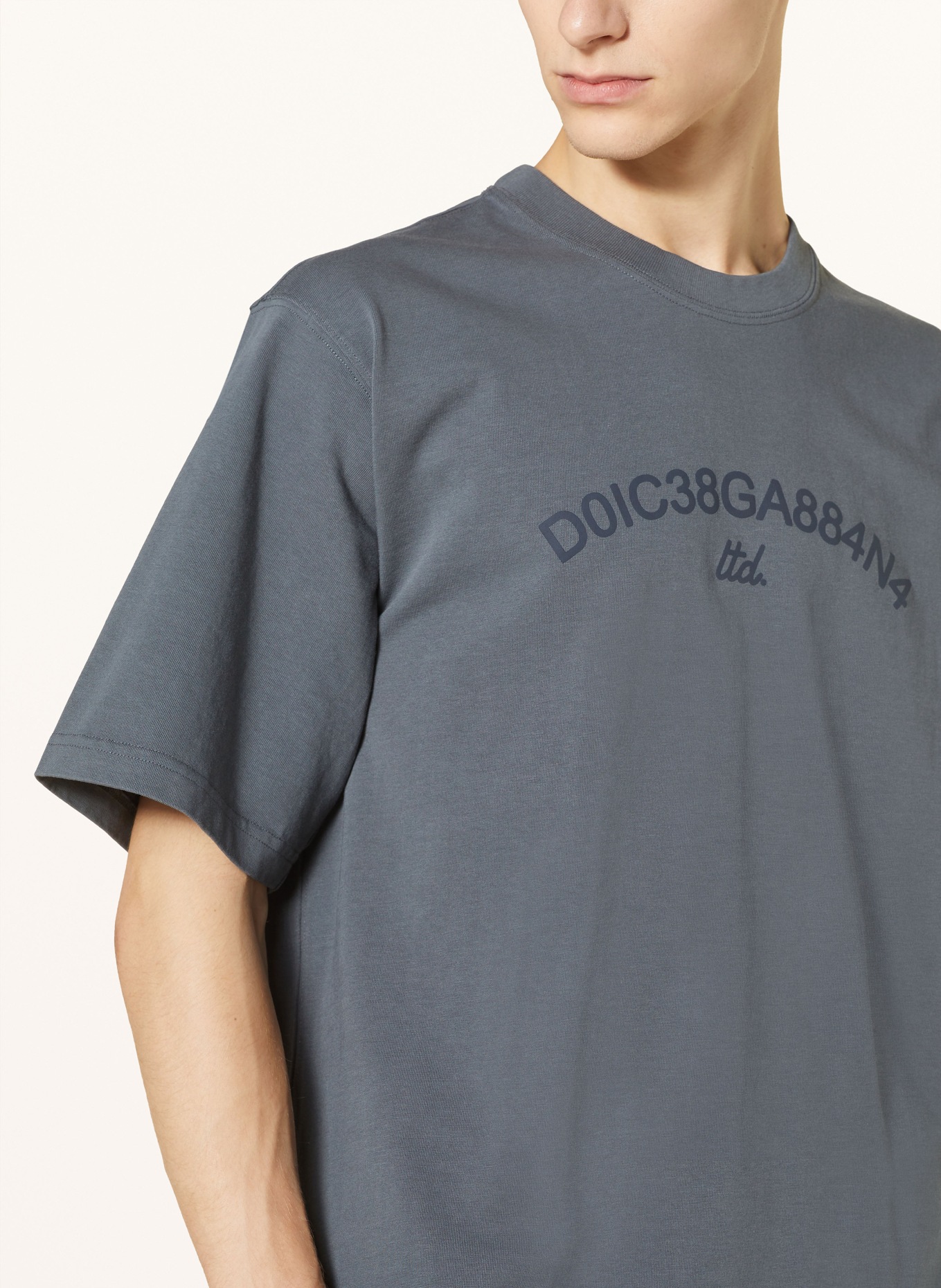 DOLCE & GABBANA T-Shirt, Farbe: GRAU (Bild 4)