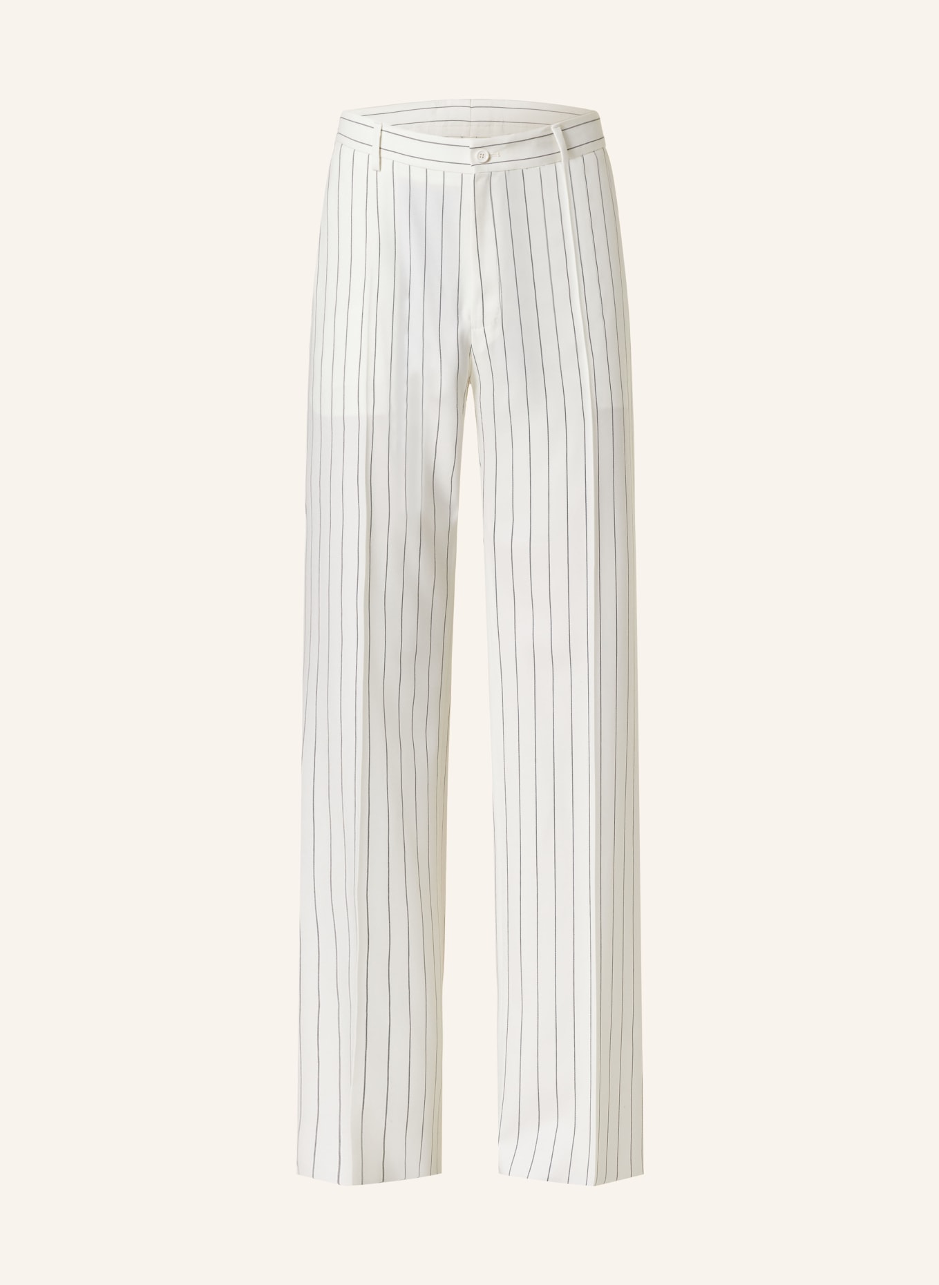 DOLCE & GABBANA Trousers regular fit, Color: ECRU/ BLACK (Image 1)