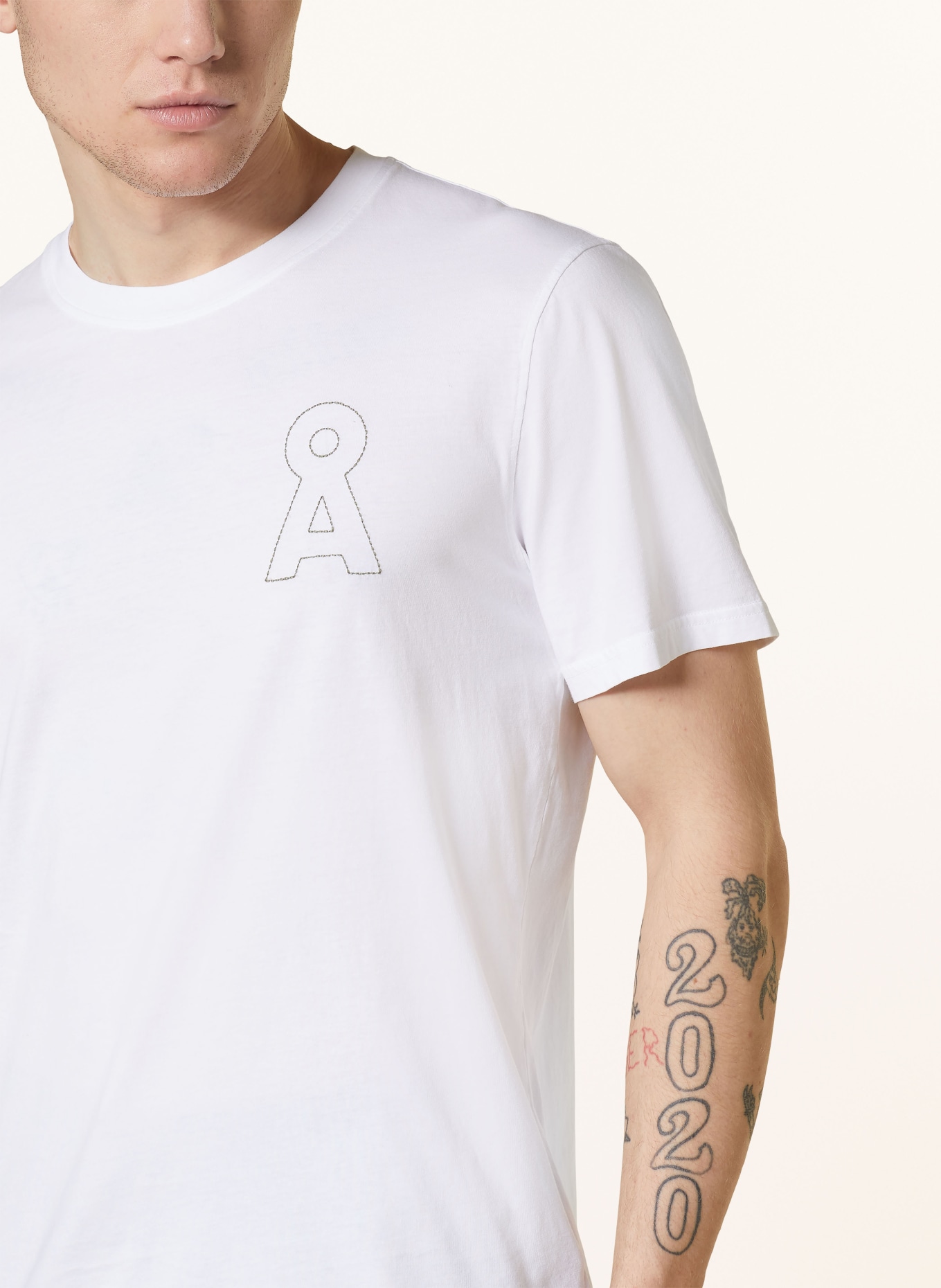 ARMEDANGELS T-shirt AADONI, Color: WHITE (Image 4)