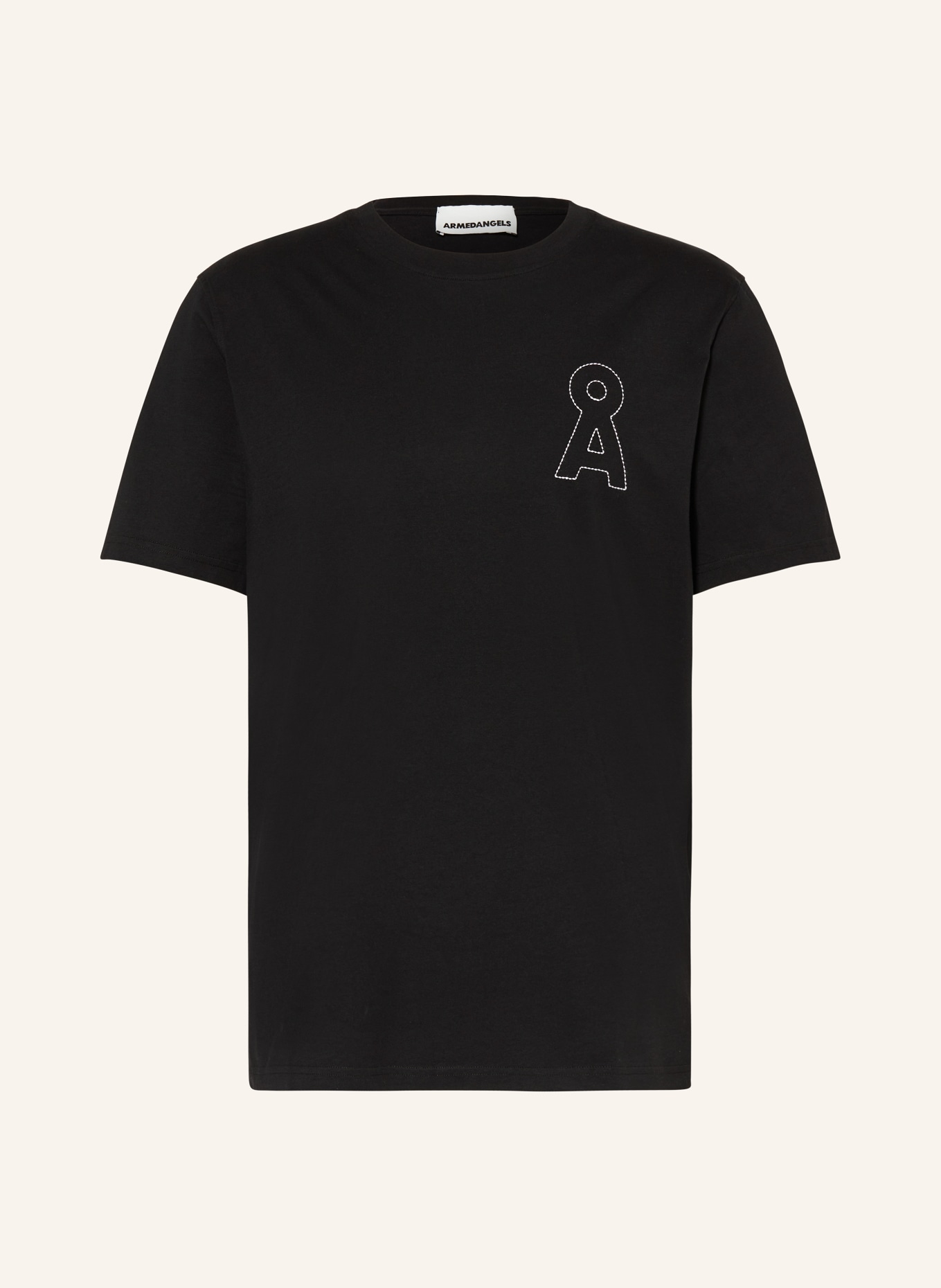 ARMEDANGELS T-shirt AADONI, Color: BLACK (Image 1)