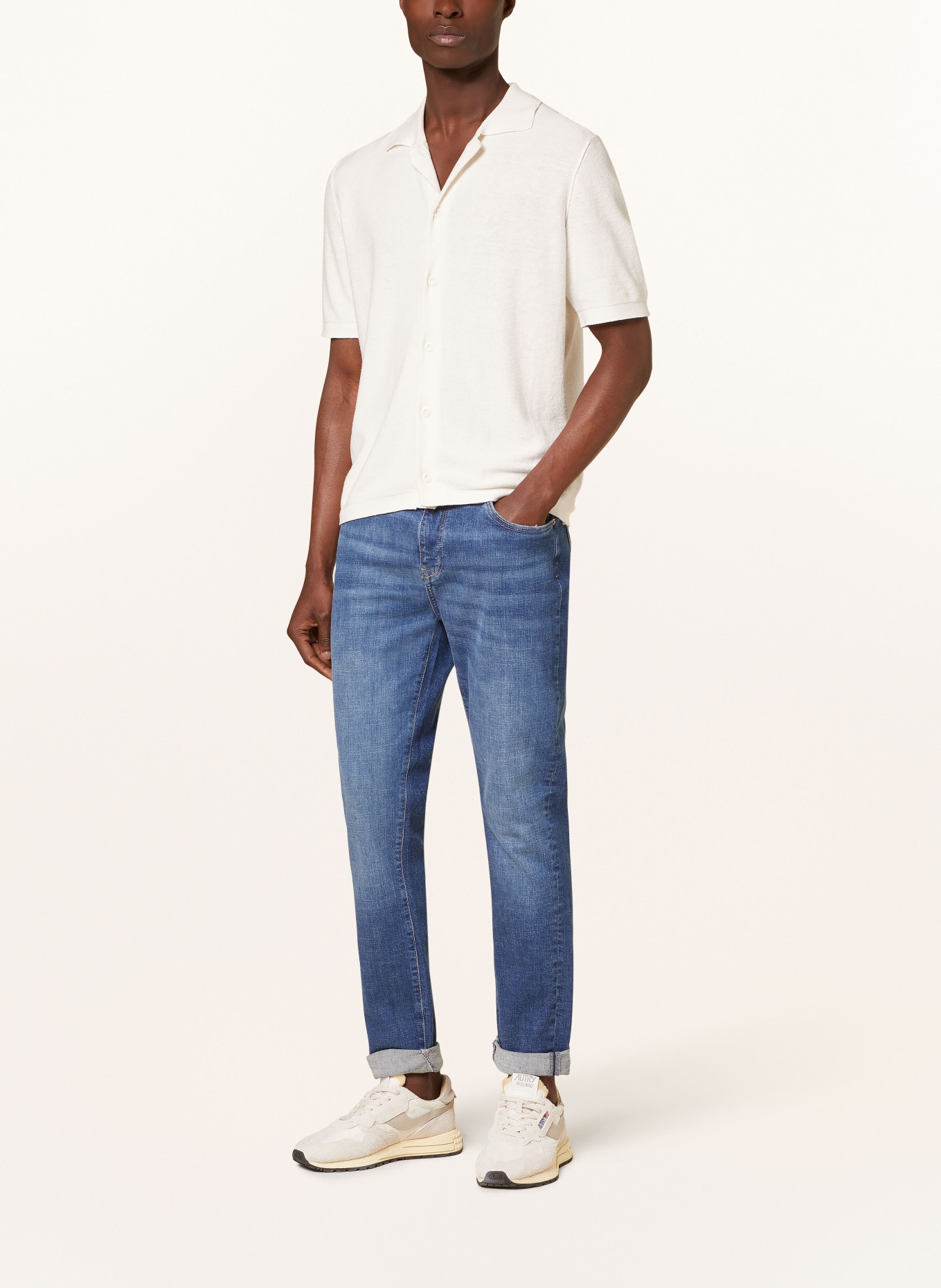 MOS MOSH Gallery Jeans MMGERIC Extra Slim Fit, Farbe: 410 BLUE DENIM (Bild 2)