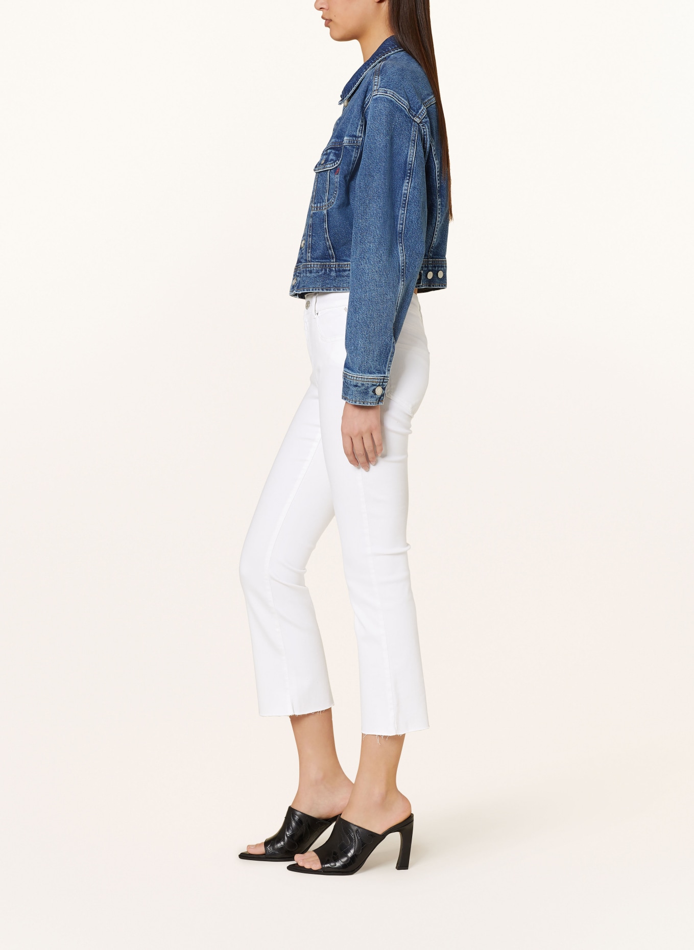 REPLAY 7/8 jeans, Color: WHITE (Image 4)
