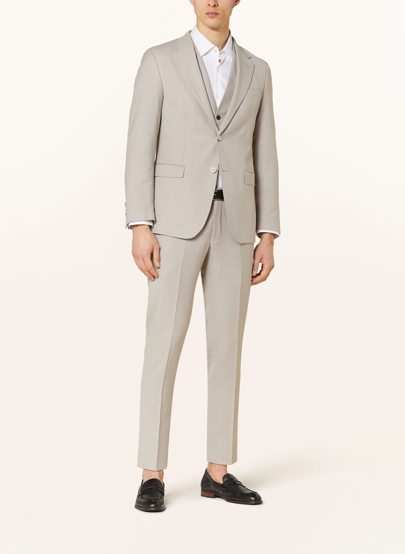 STRELLSON Suit vest GYL2 slim fit, Color: 265 Medium Beige               265 (Image 4)