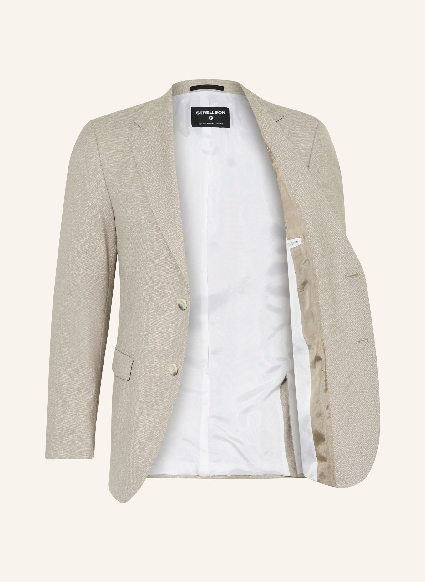 STRELLSON Suit jacket ALZER slim fit, Color: 265 Medium Beige               265 (Image 4)