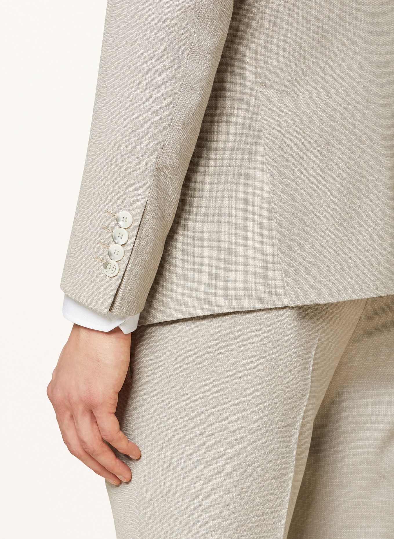 STRELLSON Suit jacket ALZER slim fit, Color: 265 Medium Beige               265 (Image 6)