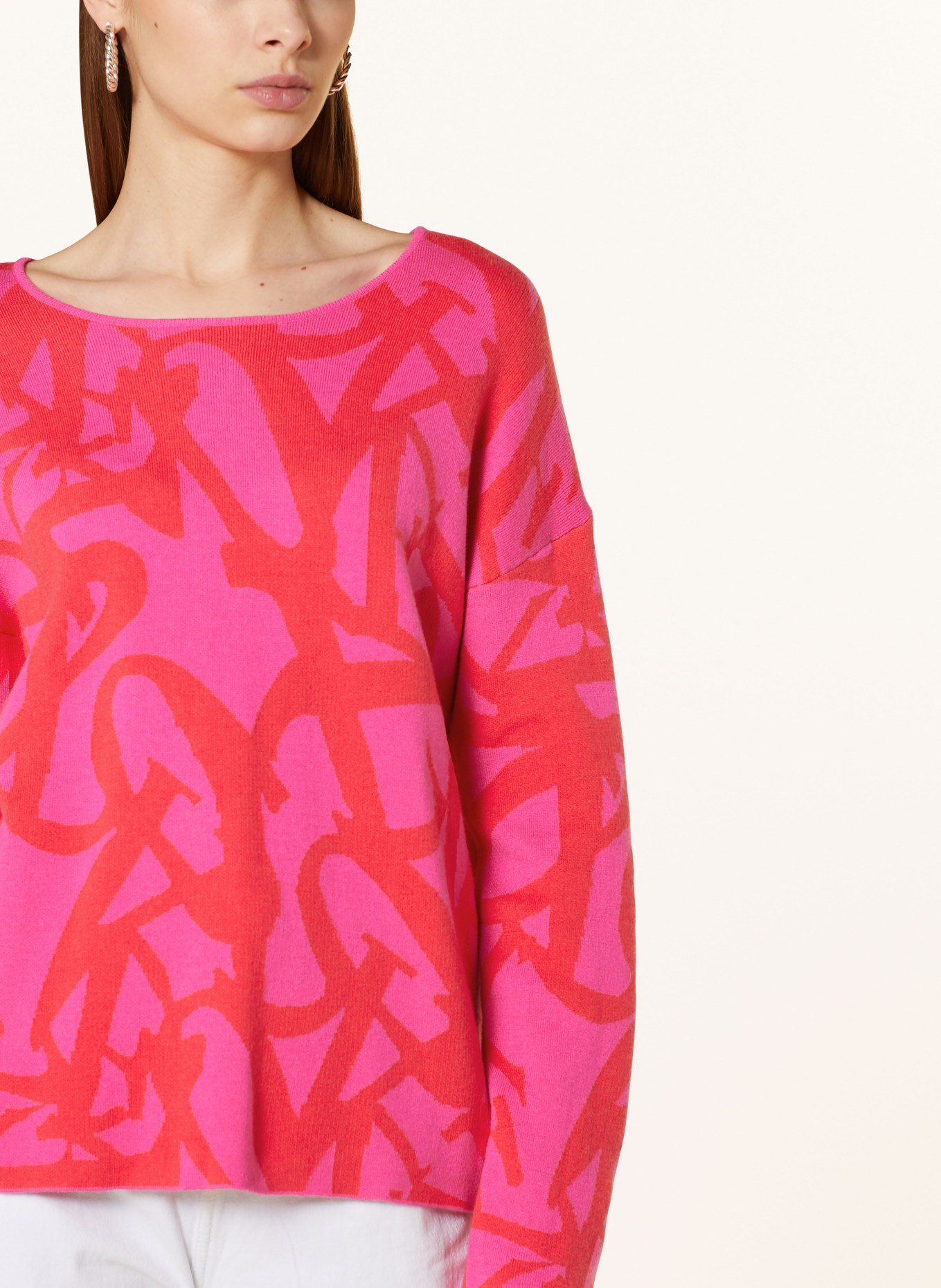 LIEBLINGSSTÜCK Sweter ASIAL, Kolor: CZERWONY/ MOCNORÓŻOWY (Obrazek 4)