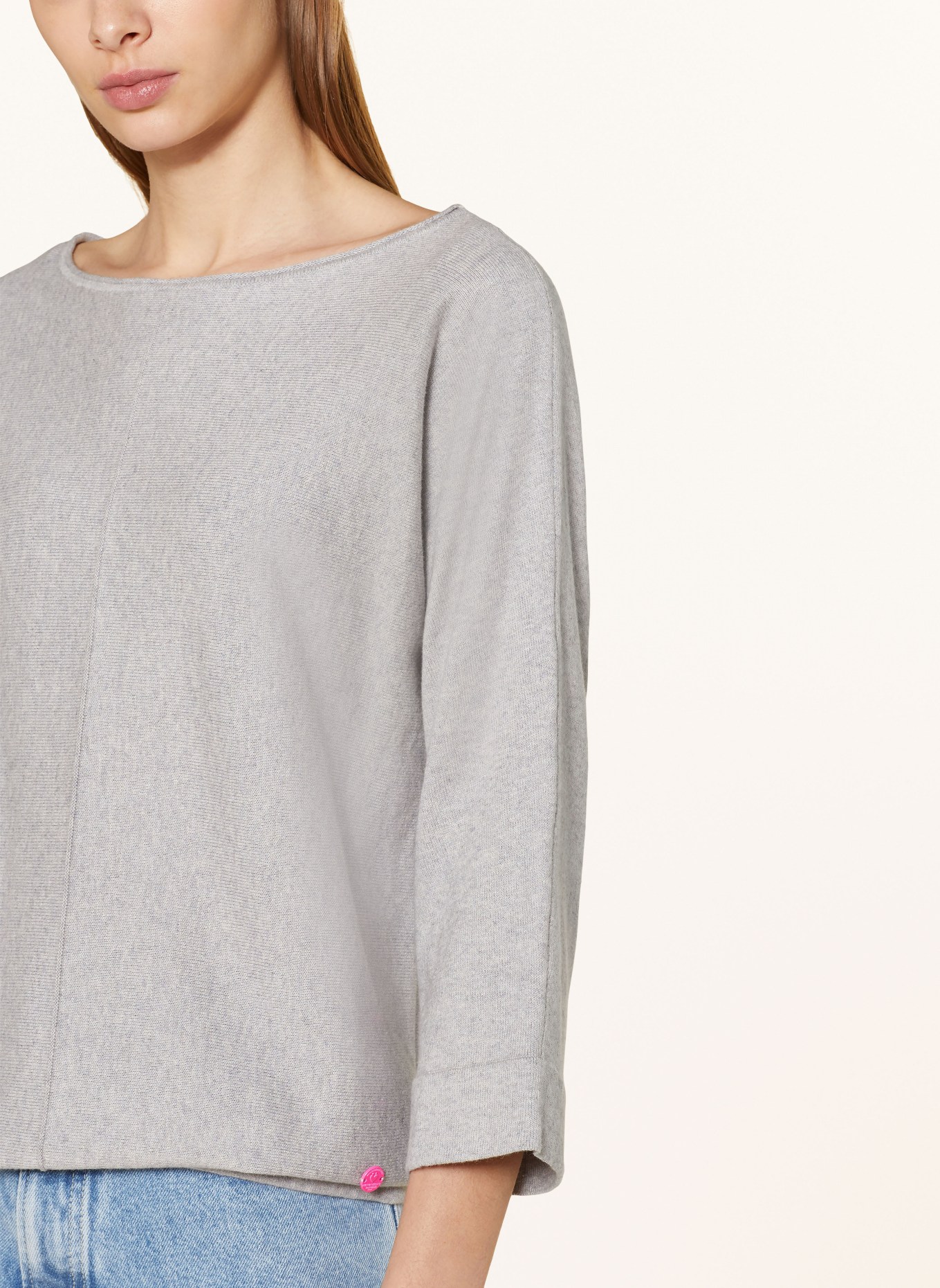 LIEBLINGSSTÜCK Sweater NAVAEP with 3/4 sleeves, Color: GRAY (Image 4)