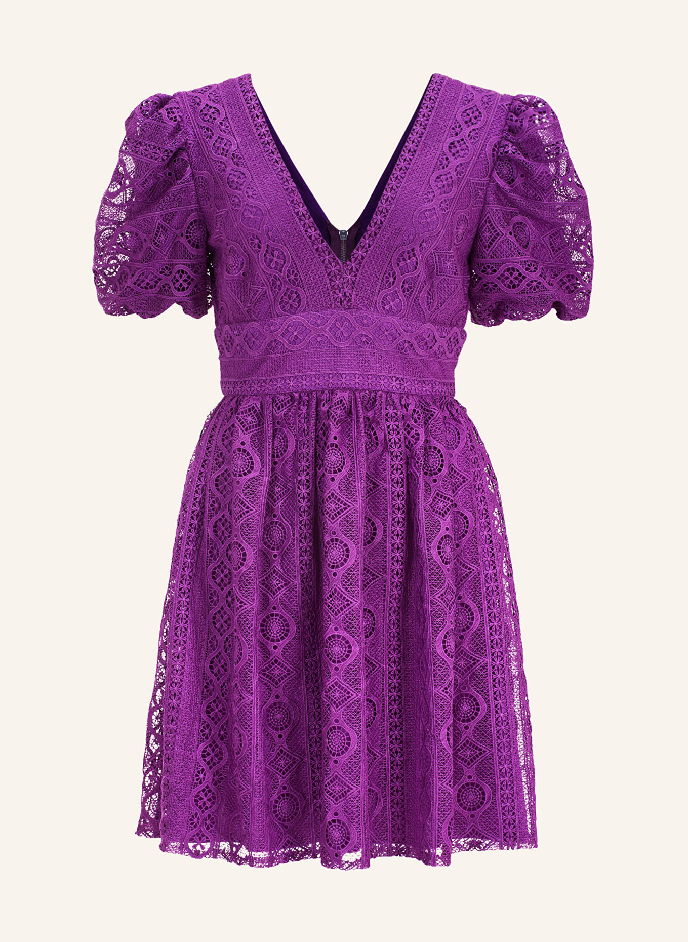 SWING Sukienka koktajlowa z koronki, Kolor: LILA (Obrazek 1)