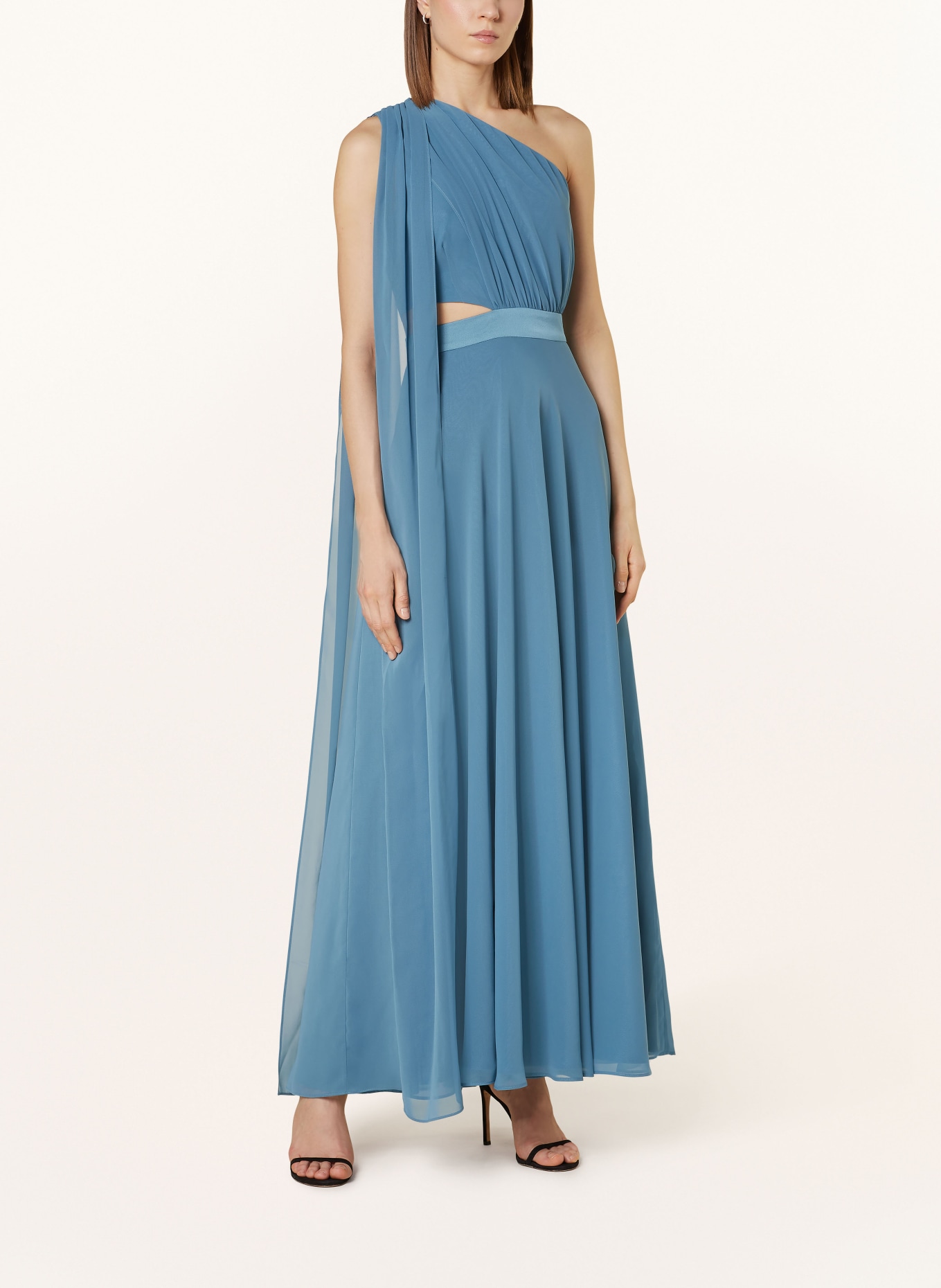 SWING Evening dress with cut-out, Color: BLUE (Image 2)