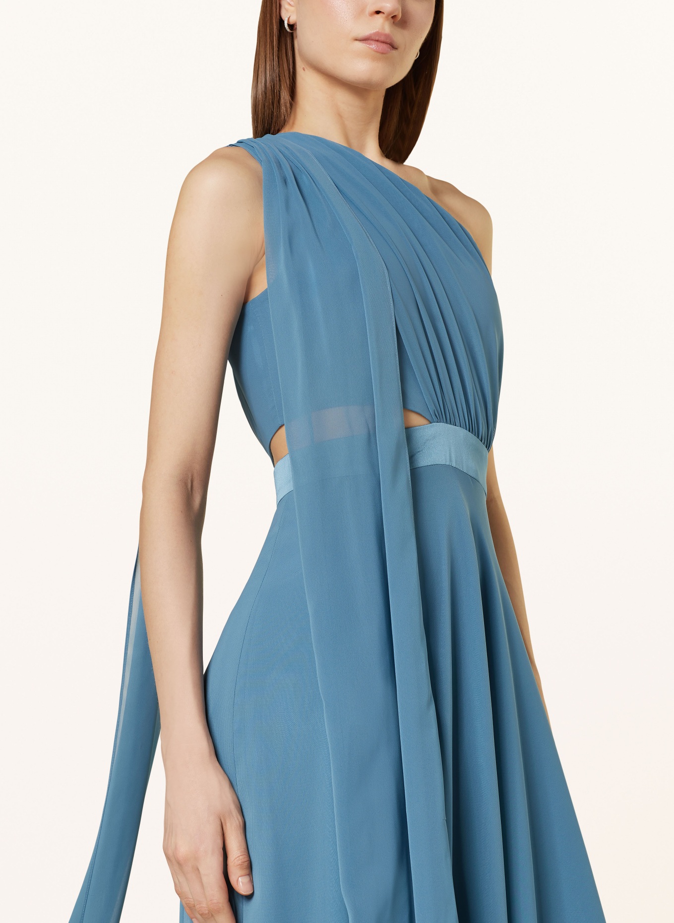 SWING Evening dress with cut-out, Color: BLUE (Image 4)
