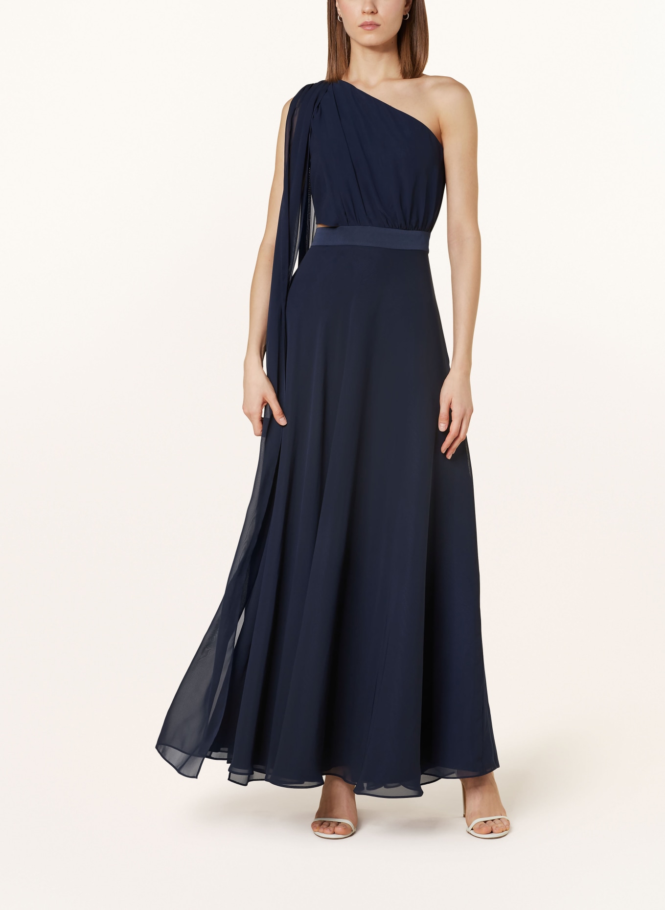SWING Evening dress with cut-out, Color: DARK BLUE (Image 2)