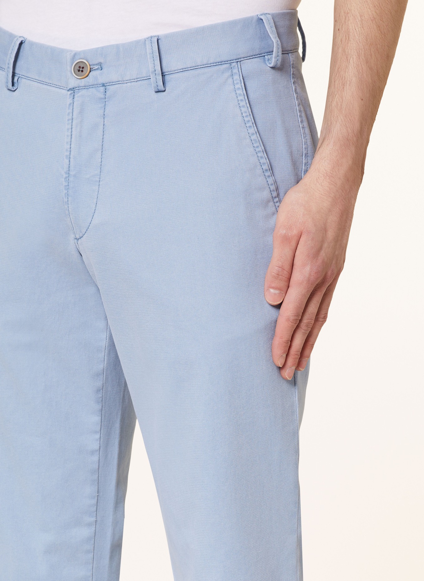 HILTL Chino Slim Straight Fit, Farbe: HELLBLAU (Bild 5)