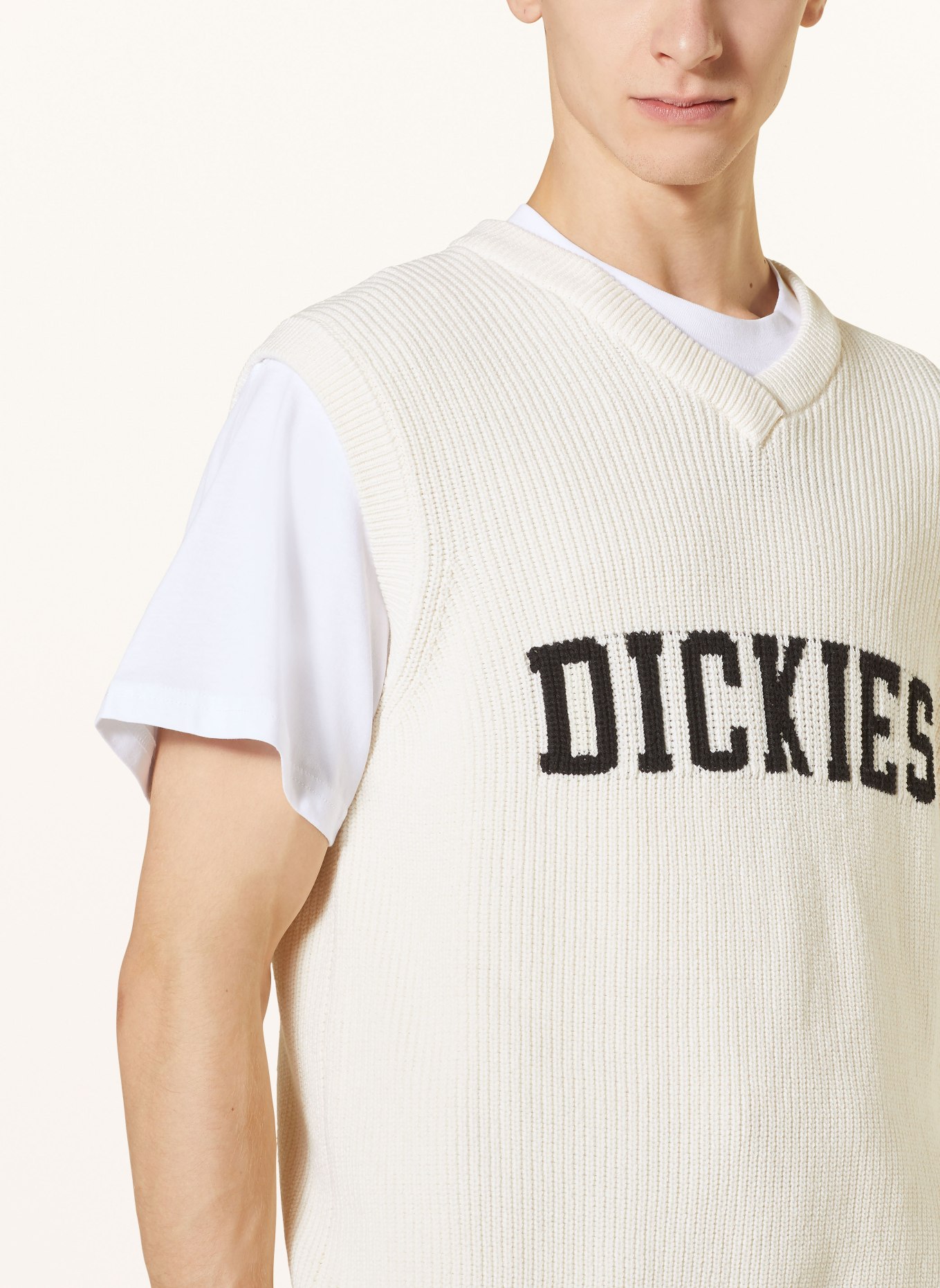 Dickies Sweater vest MELVERN, Color: ECRU (Image 4)