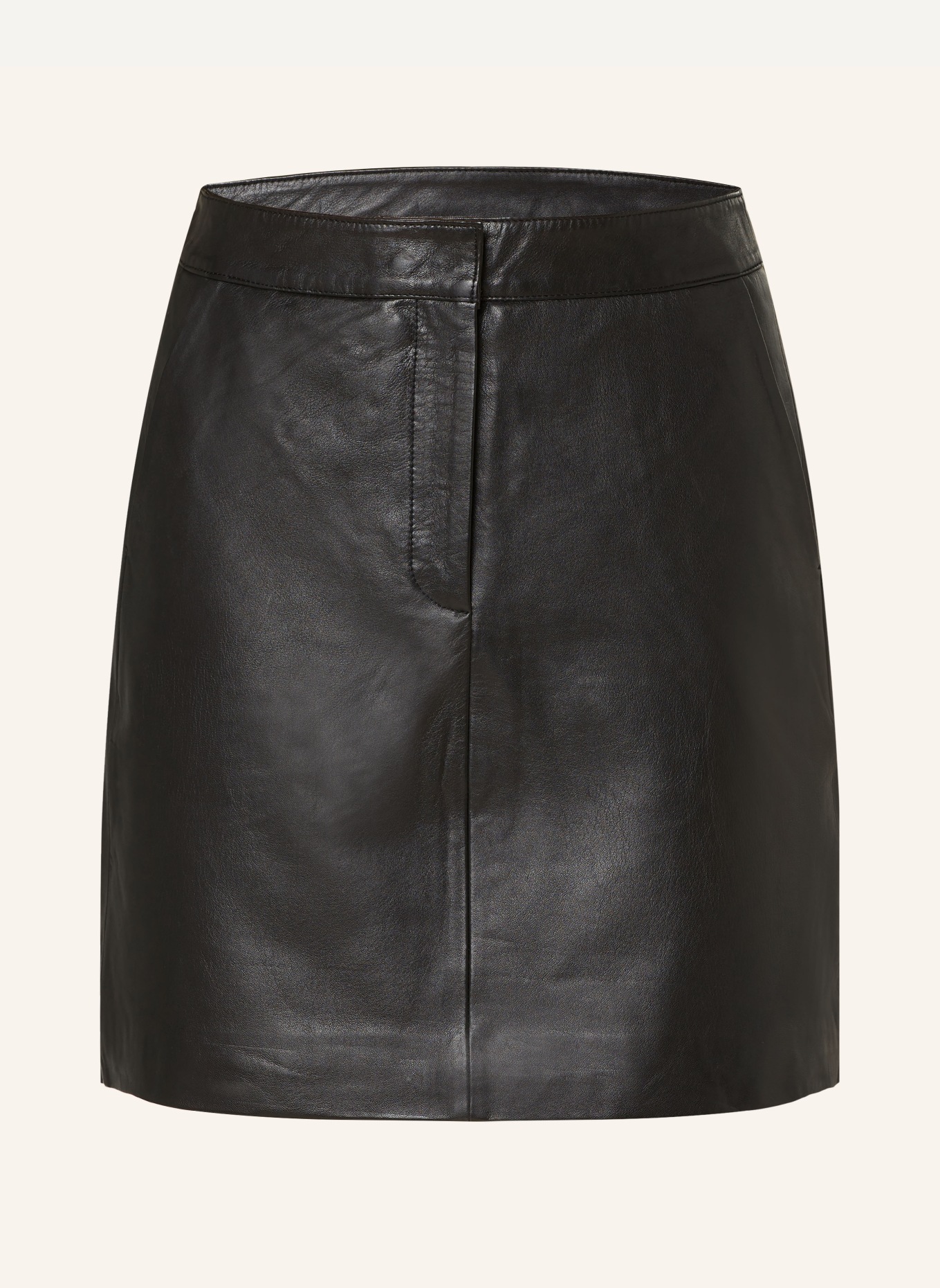 Y.A.S. Leather skirt, Color: BLACK (Image 1)