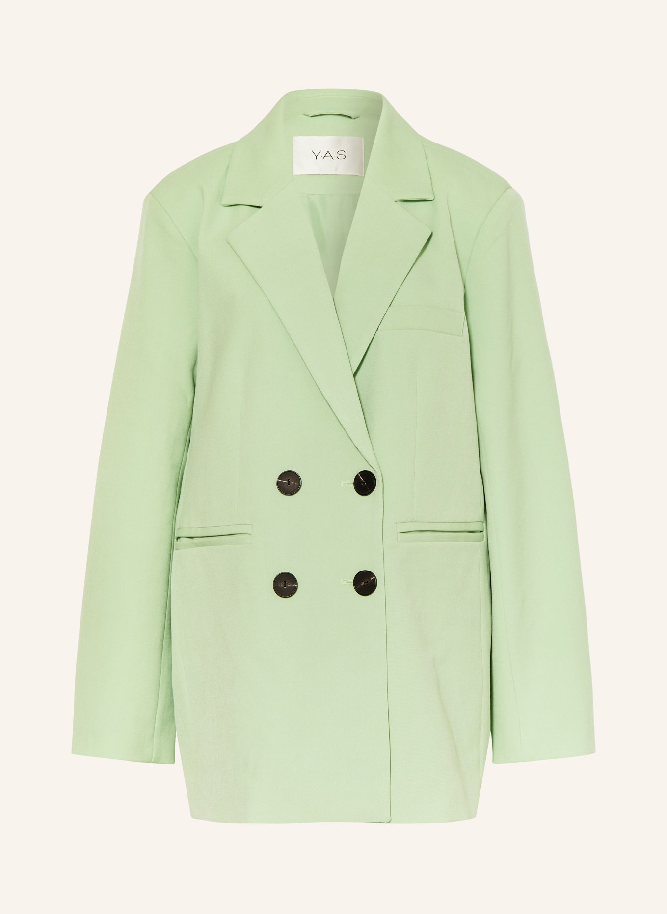 Y.A.S. Oversized blazer, Color: LIGHT GREEN (Image 1)