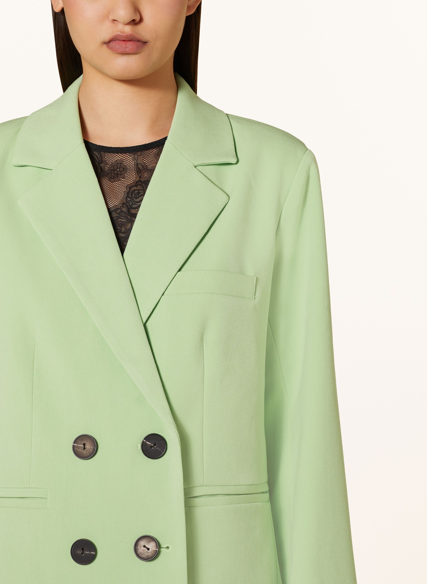 Y.A.S. Oversized blazer, Color: LIGHT GREEN (Image 4)