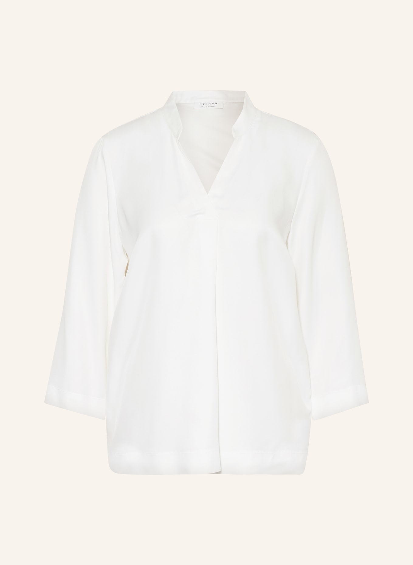 ETERNA Shirt blouse with 3/4 sleeves, Color: WHITE (Image 1)