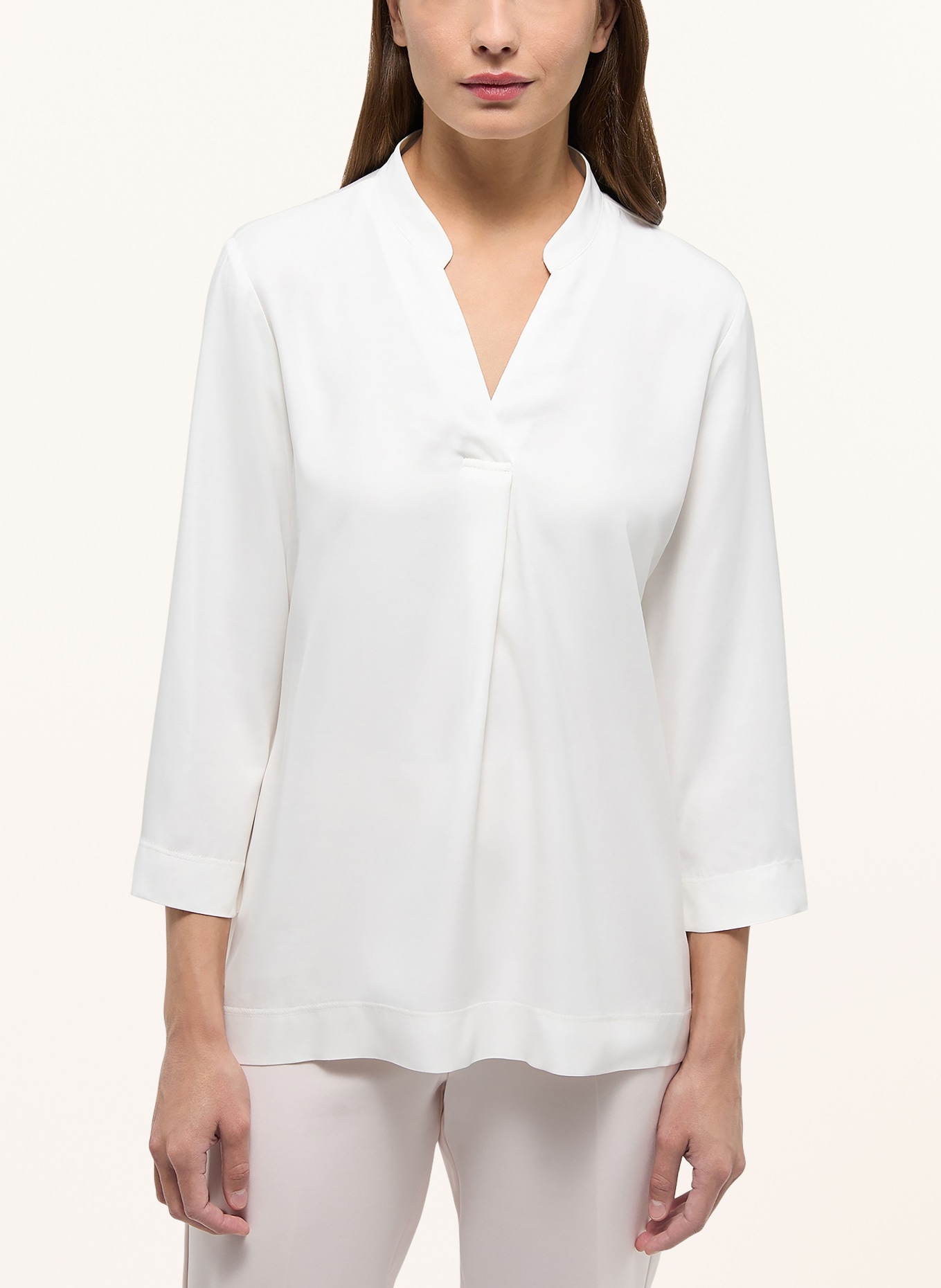 ETERNA Shirt blouse with 3/4 sleeves, Color: WHITE (Image 2)