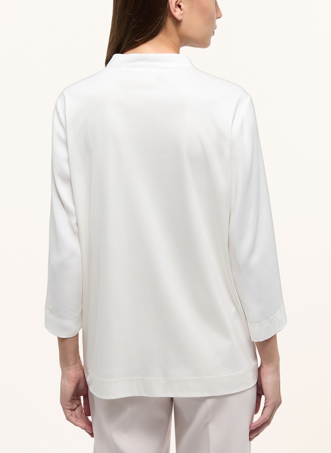 ETERNA Shirt blouse with 3/4 sleeves, Color: WHITE (Image 3)