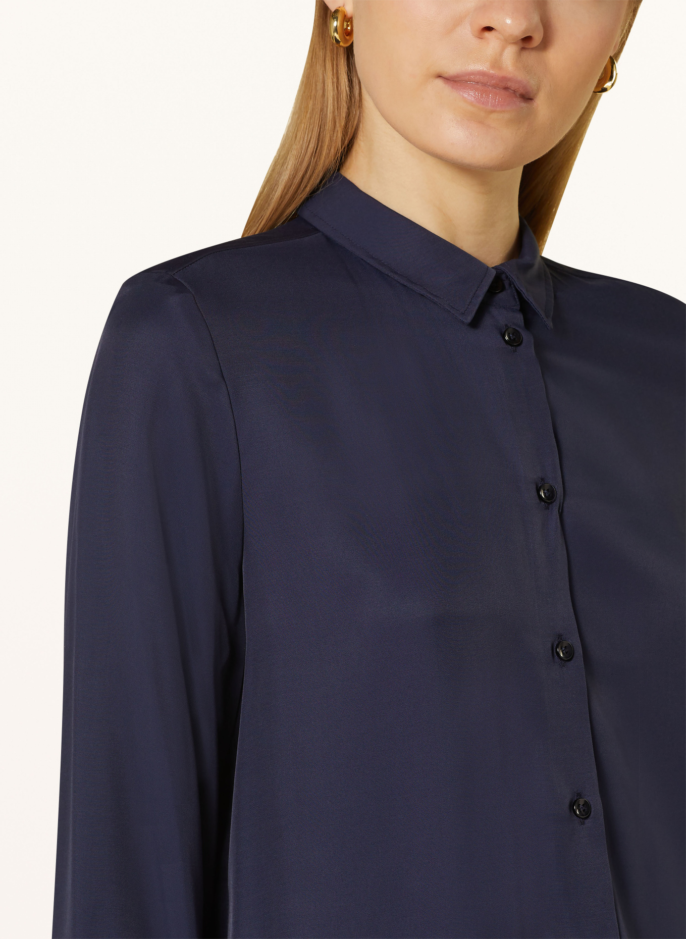 ETERNA Shirt blouse, Color: DARK BLUE (Image 4)