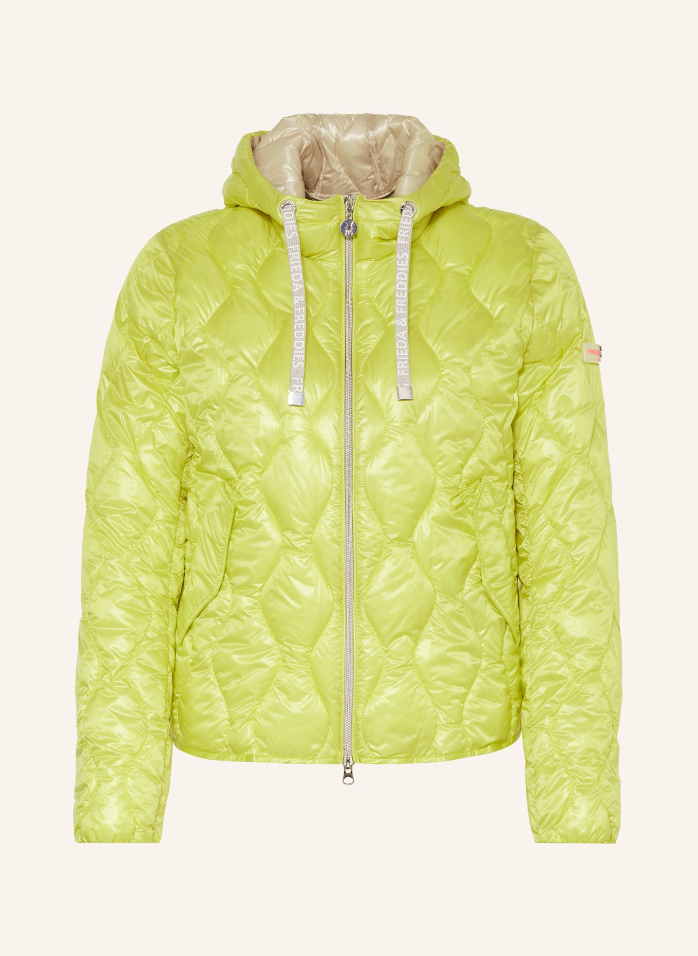 FRIEDA & FREDDIES Quilted jacket TAYMEE, Color: LIGHT GREEN (Image 1)