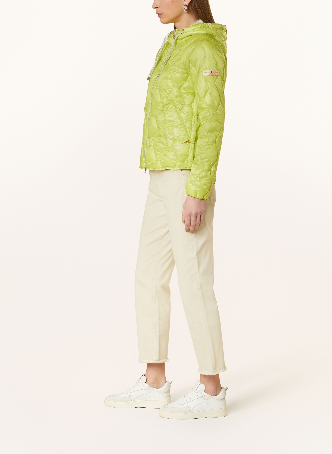 FRIEDA & FREDDIES Quilted jacket TAYMEE, Color: LIGHT GREEN (Image 4)