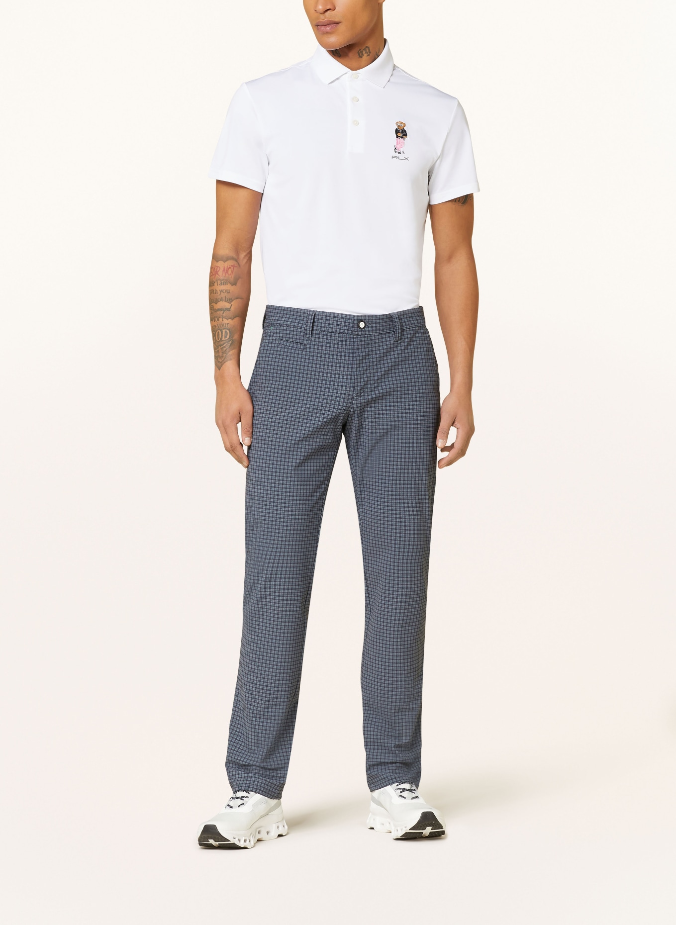 ALBERTO Golf pants ROOKIE, Color: DARK GRAY/ BLACK (Image 2)
