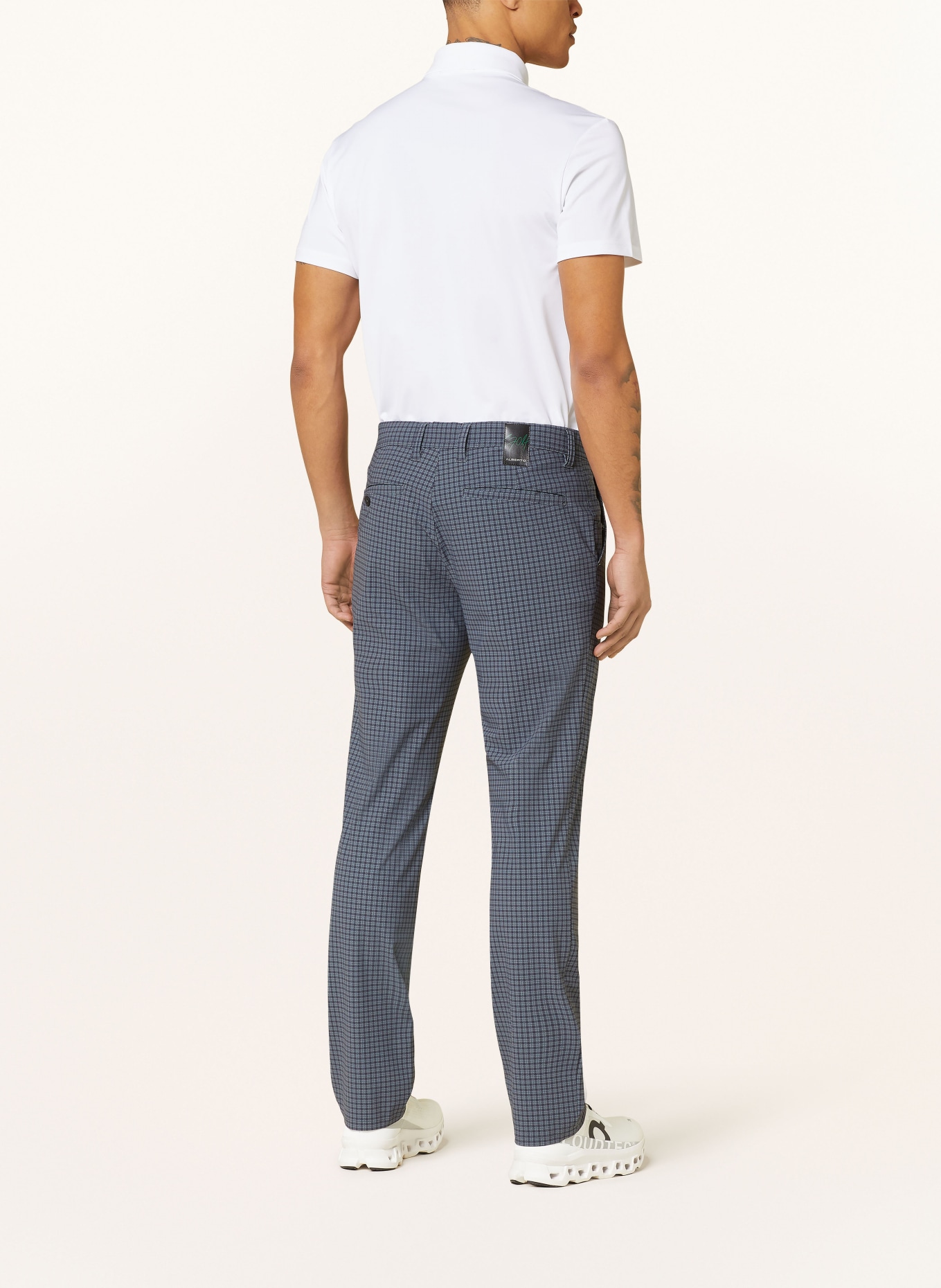 ALBERTO Golf pants ROOKIE, Color: DARK GRAY/ BLACK (Image 3)