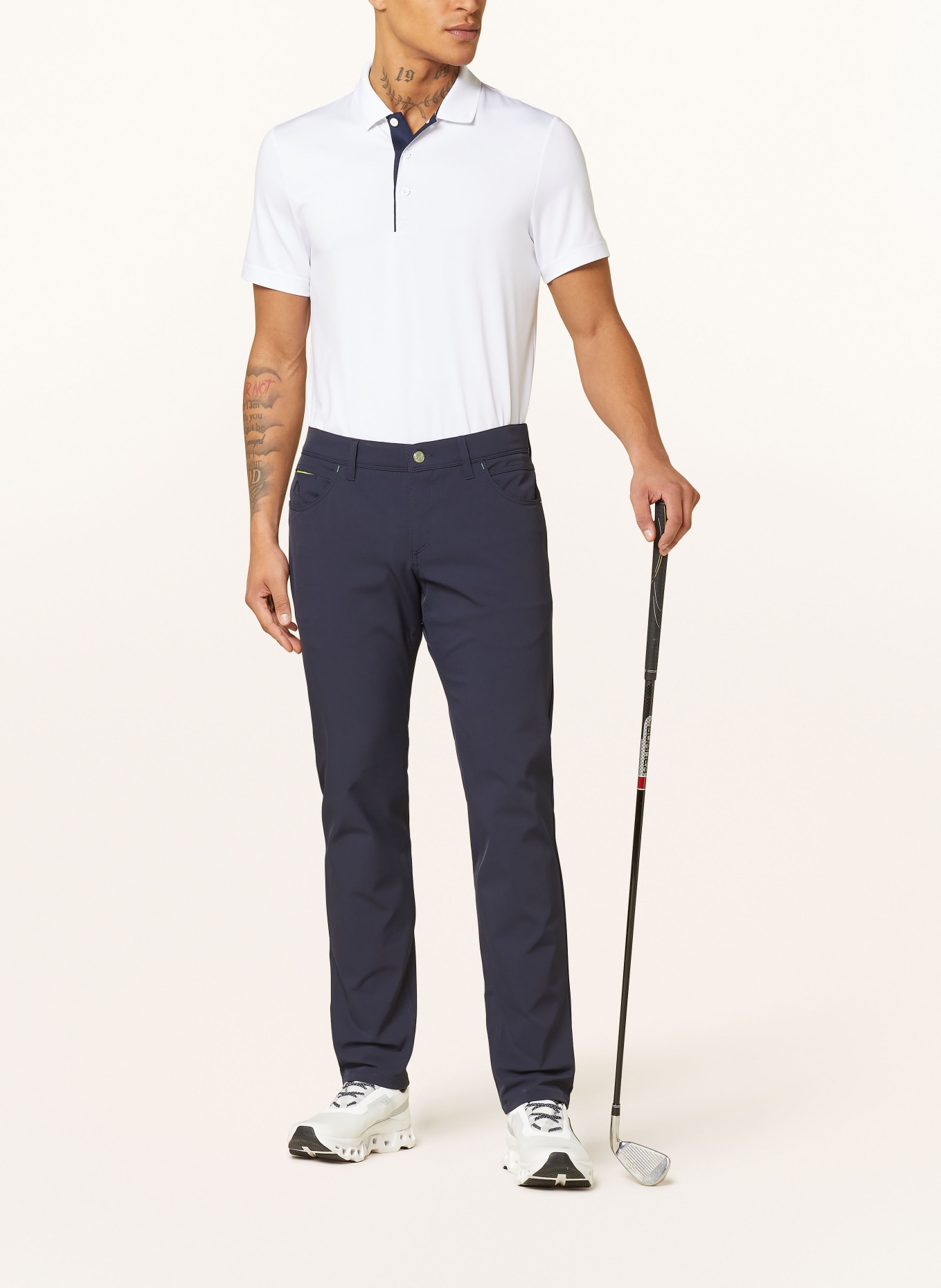 ALBERTO Spodnie golfowe ROBIN-G: GRANATOWY