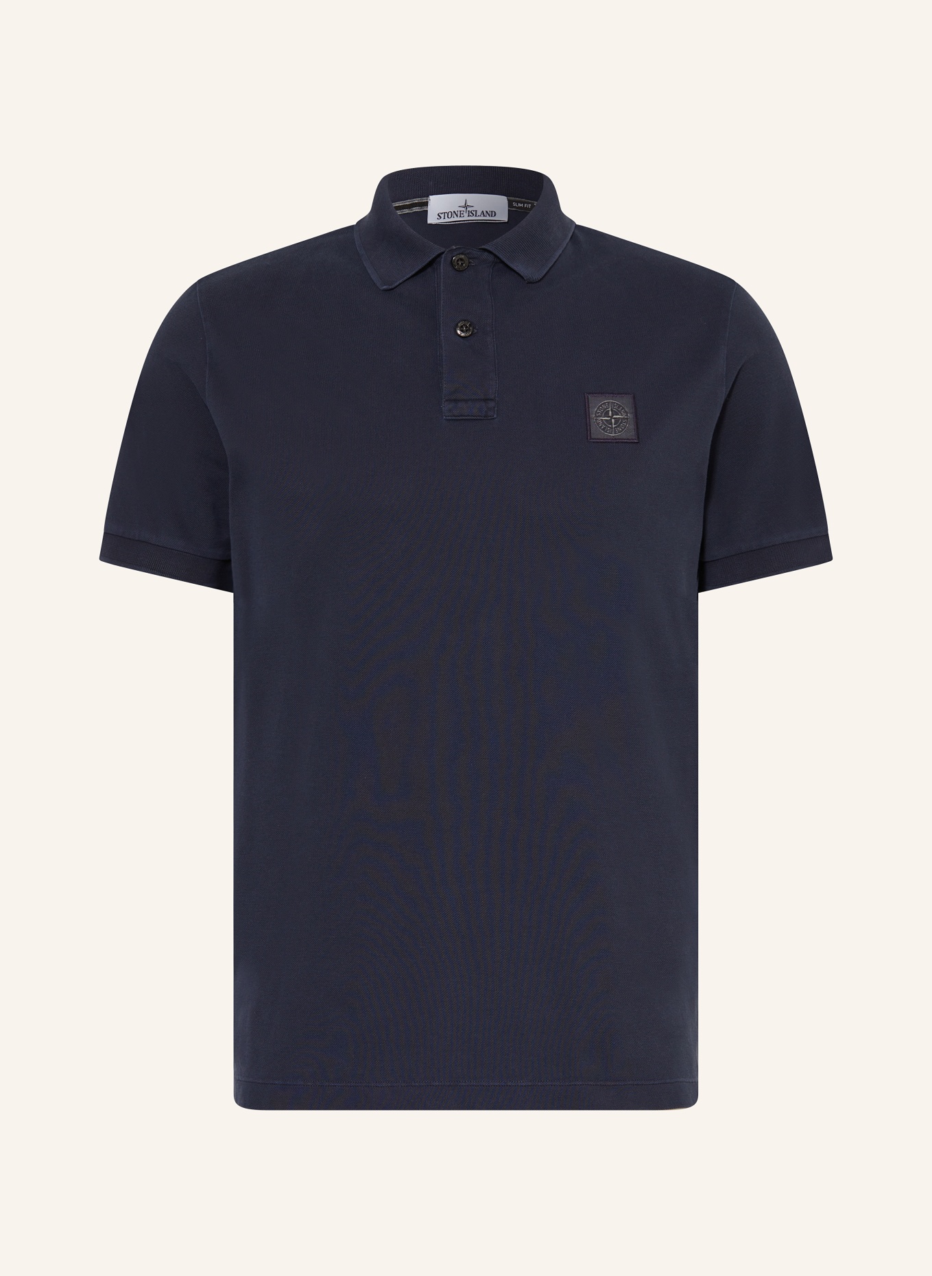 STONE ISLAND Piqué-Poloshirt, Farbe: DUNKELBLAU (Bild 1)