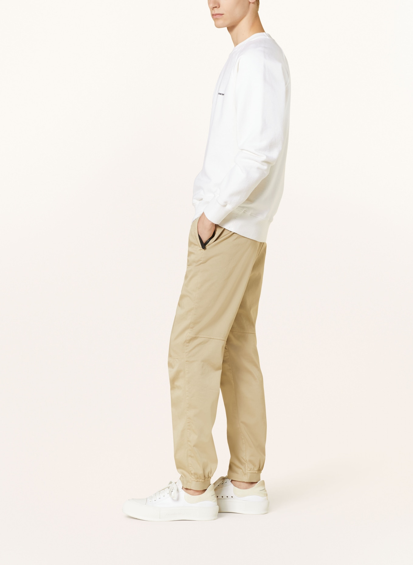STONE ISLAND Chinos extra slim fit, Color: LIGHT BROWN (Image 4)